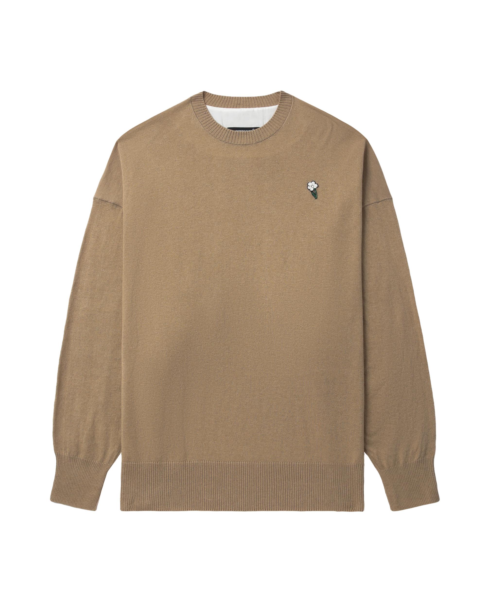 Embroidered graphic knit sweater by UNDERCOVER