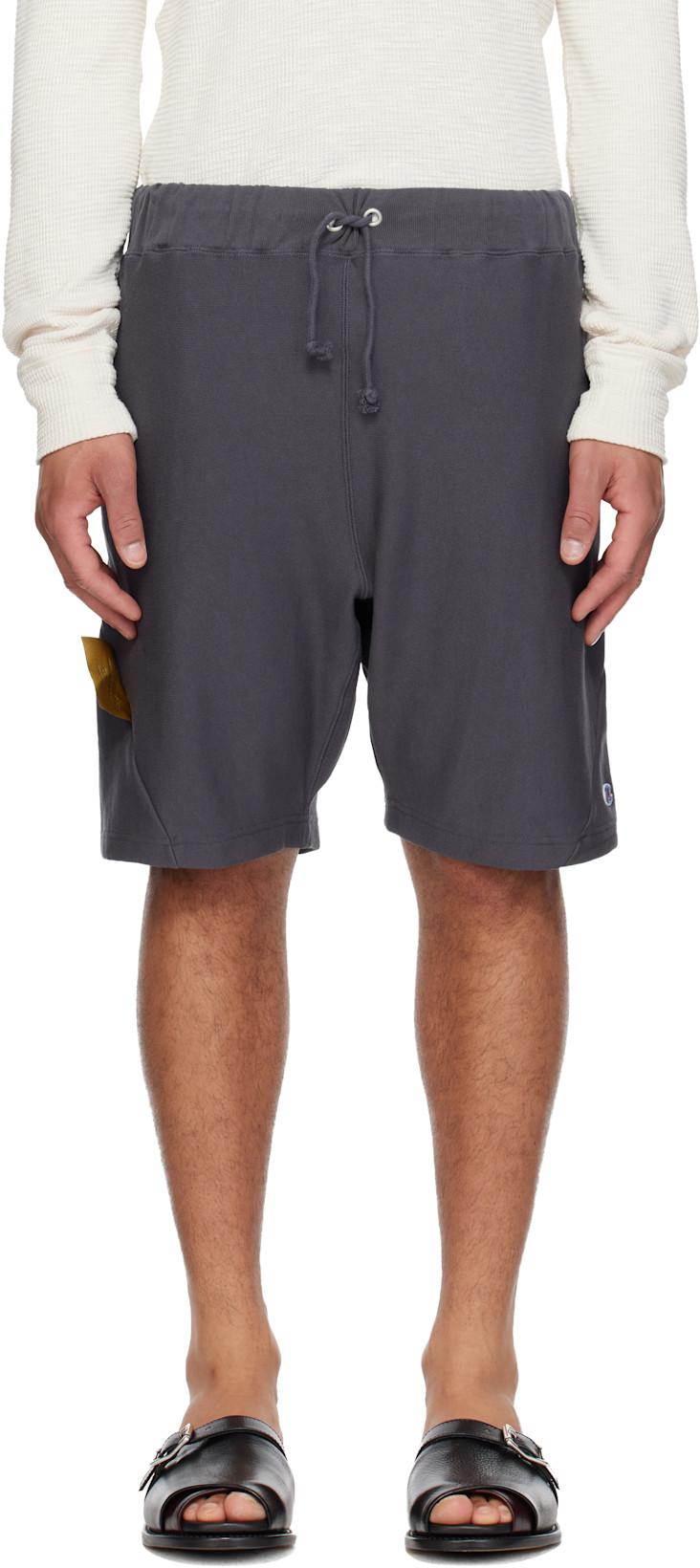 Gray Champion Edition UC1F4502 Shorts by UNDERCOVER