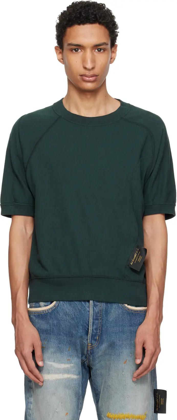 Green UC1F4809-1 T-shirt by UNDERCOVER