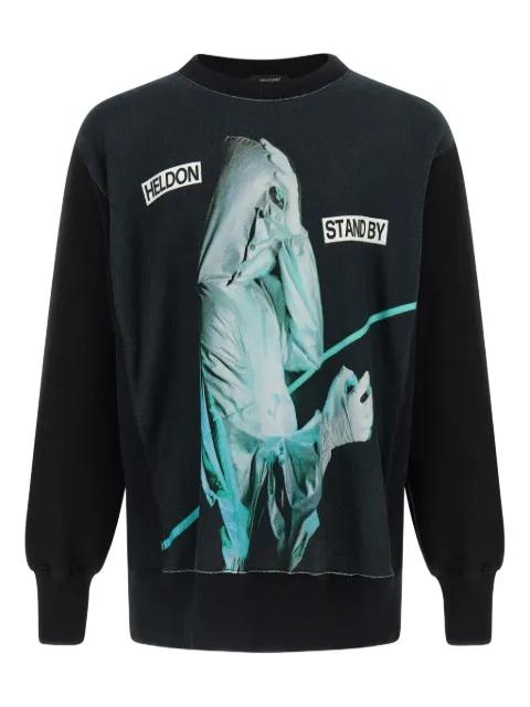 Heldon panelled graphic sweatshirt by UNDERCOVER