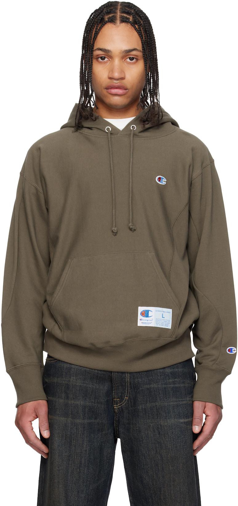 Khaki Champion Edition UC1F4802 Hoodie by UNDERCOVER
