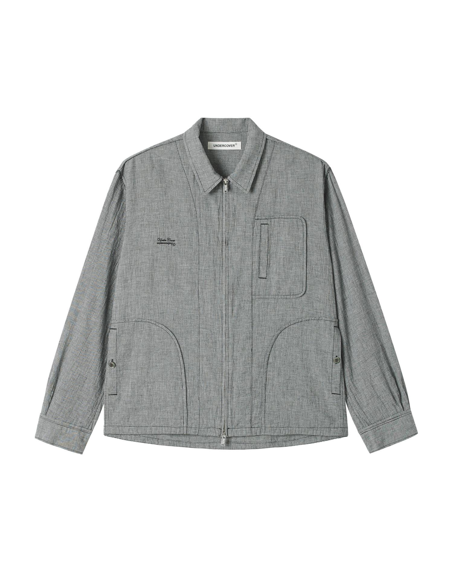 Linen-ramie blend cotton jacket by UNDERCOVER