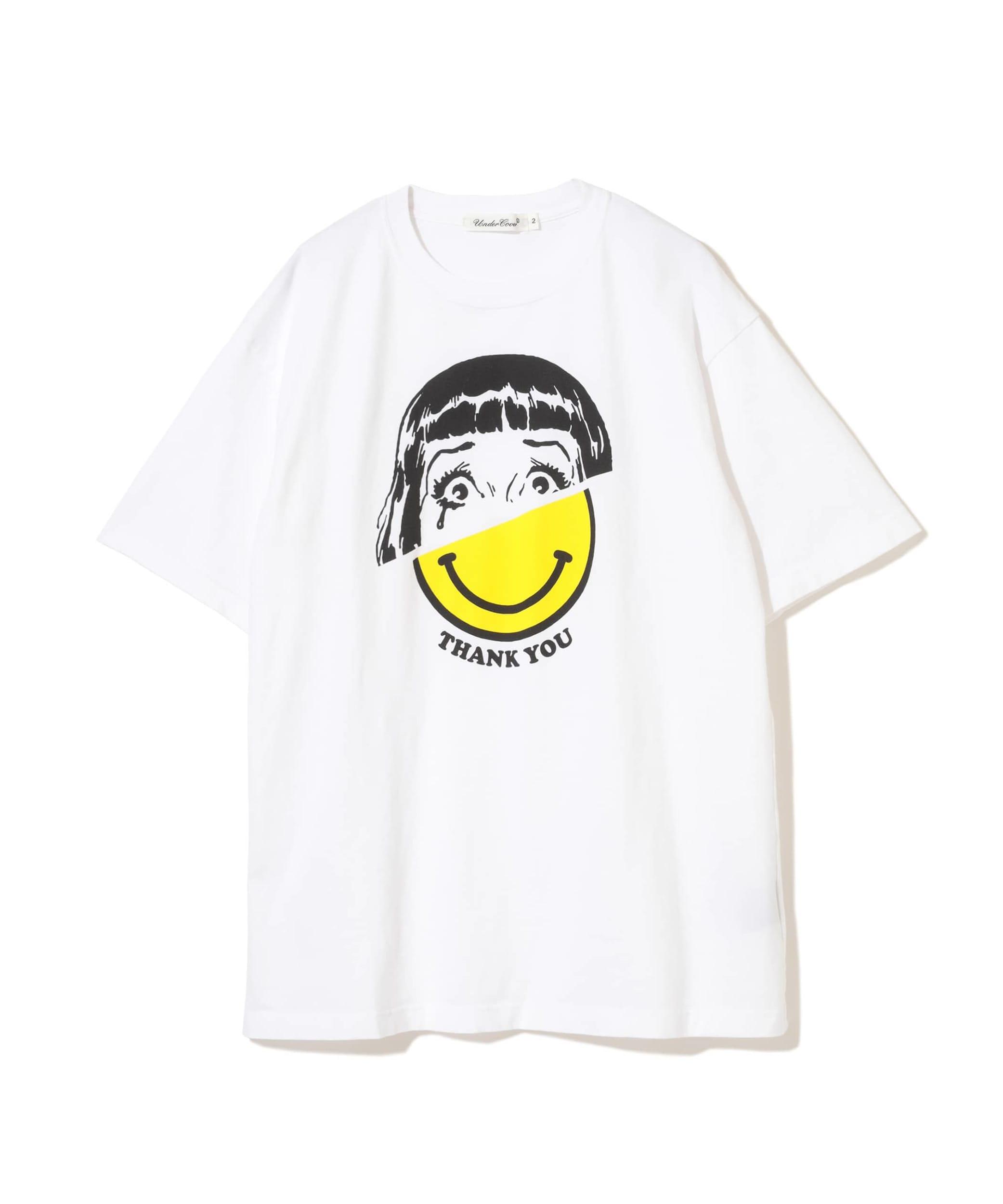 UNDERCOVER - Cry Girl Smile T-Shirt - White by UNDERCOVER