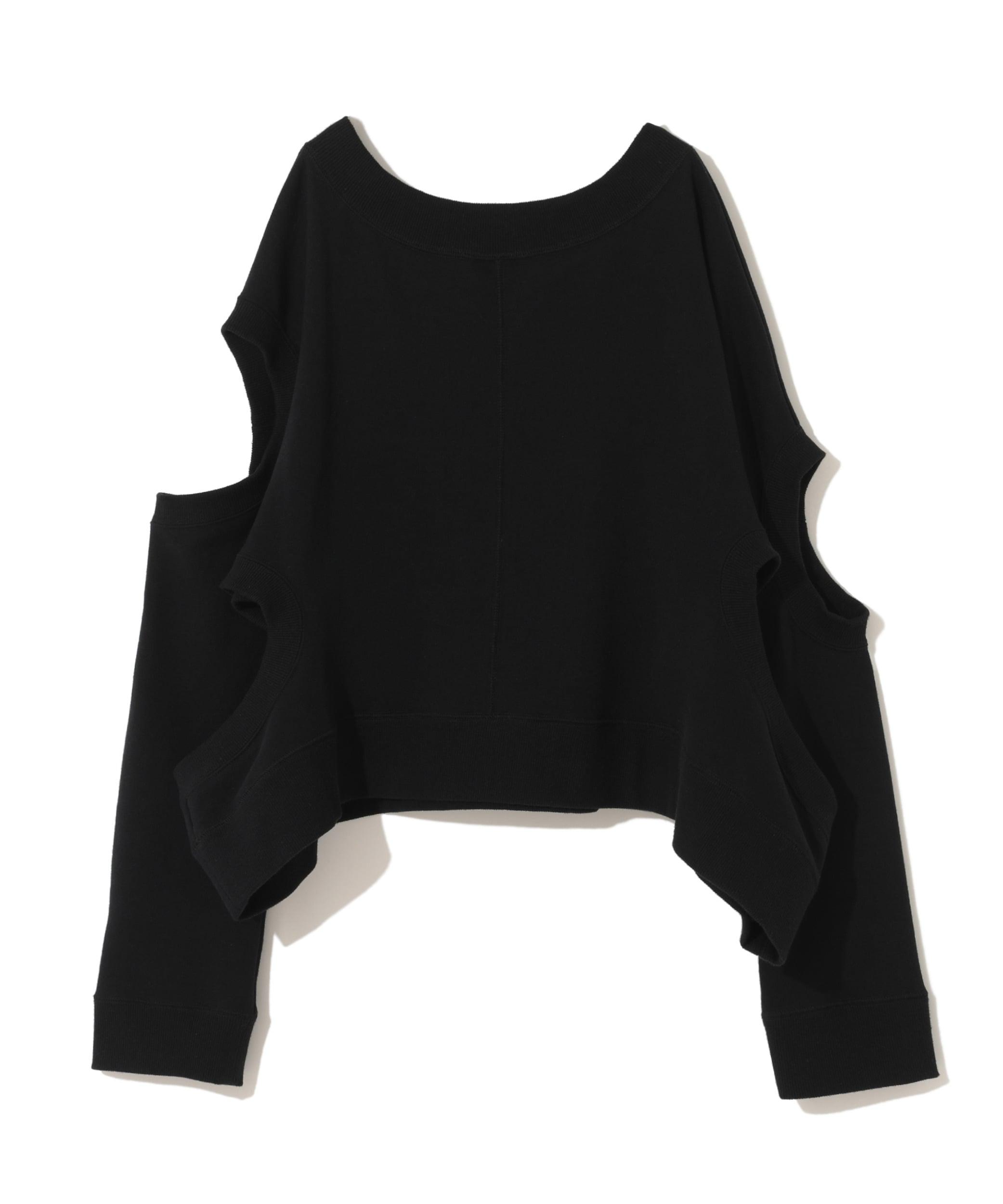 UNDERCOVER - Cut Off Sweatshirt - Black by UNDERCOVER
