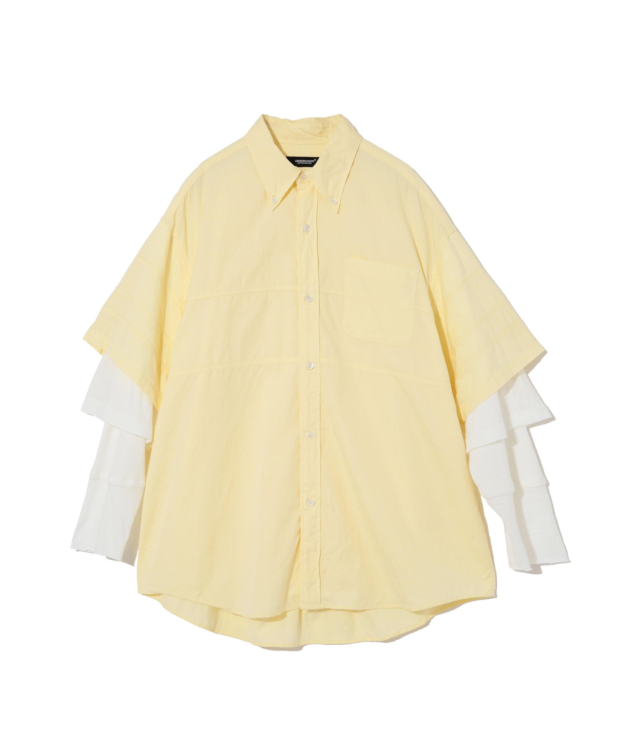 UNDERCOVER - Layered Shirt - Light Yellow by UNDERCOVER