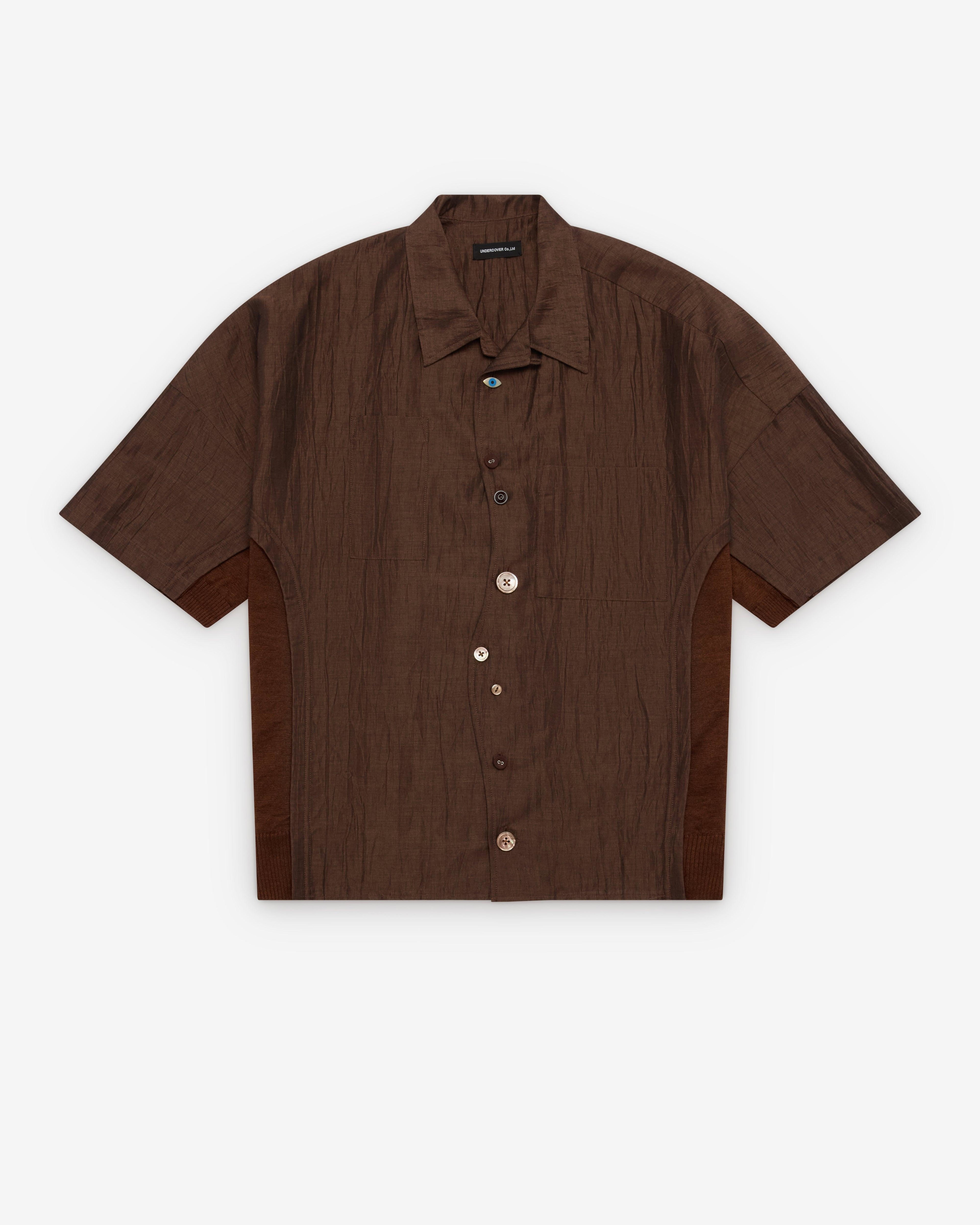 UNDERCOVER - Men's Button Shirt Blouse - (Brown) by UNDERCOVER