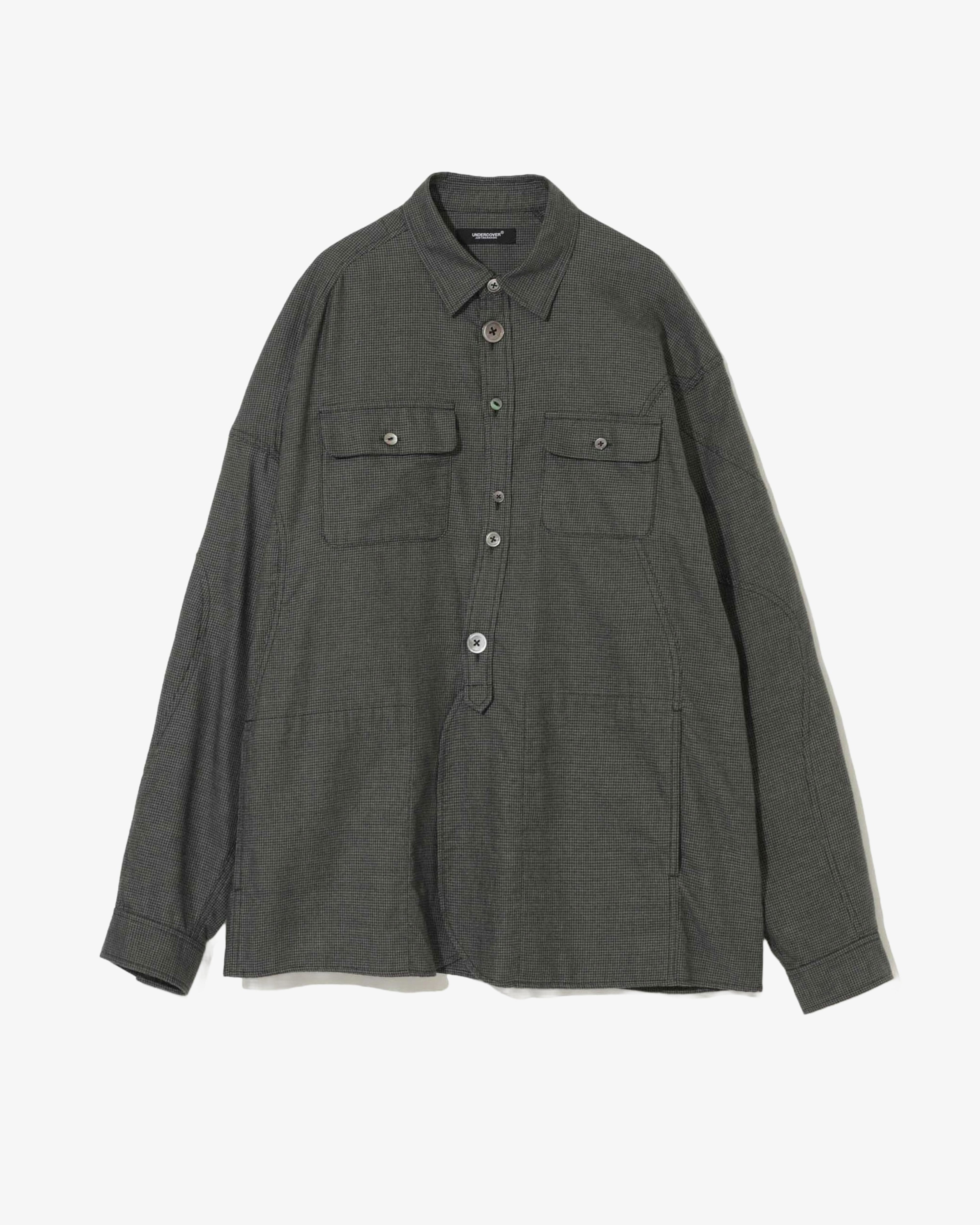 UNDERCOVER - Men's Shirt - (Charcoal) by UNDERCOVER