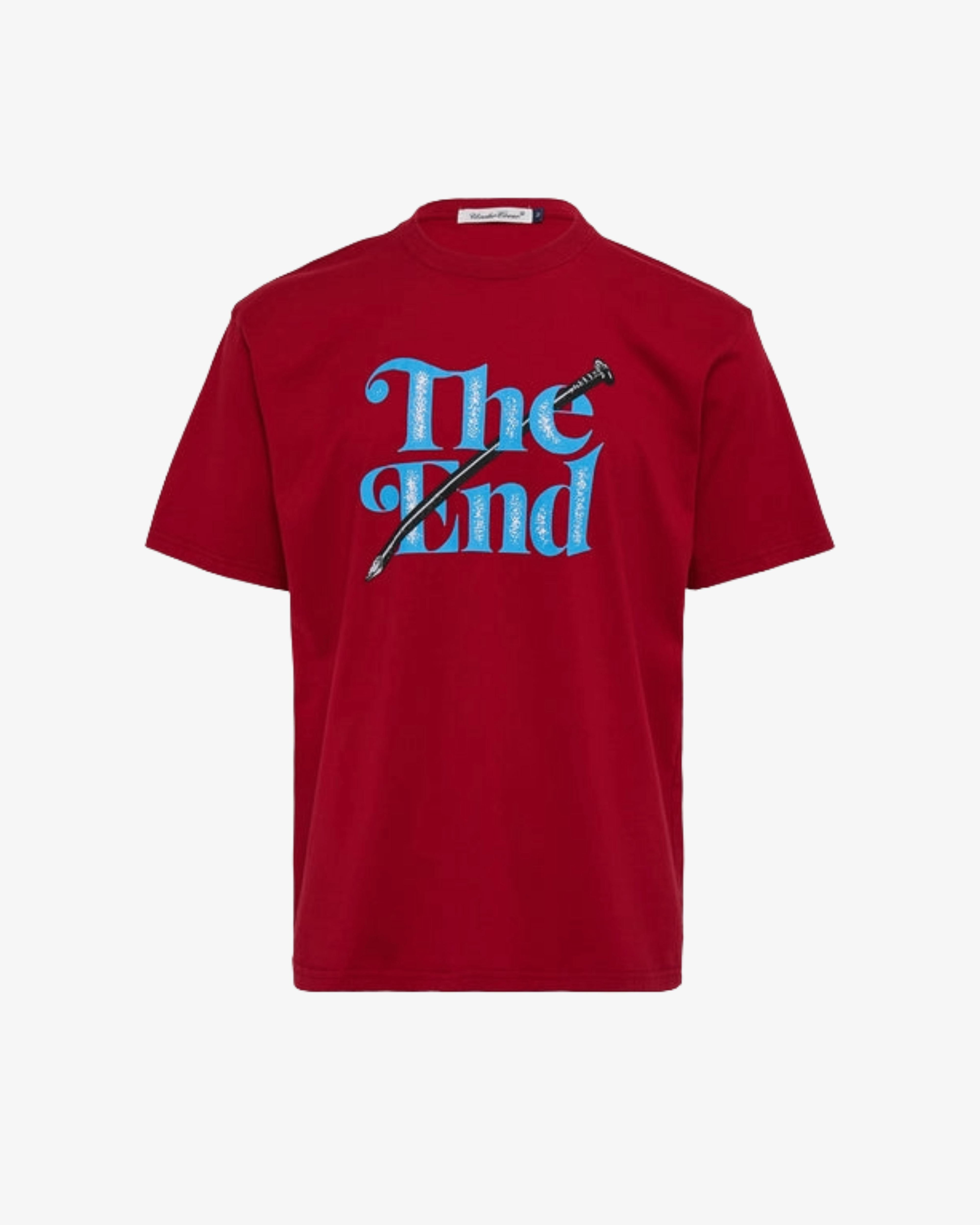 UNDERCOVER  - Men's Tee - (Dark Red) by UNDERCOVER