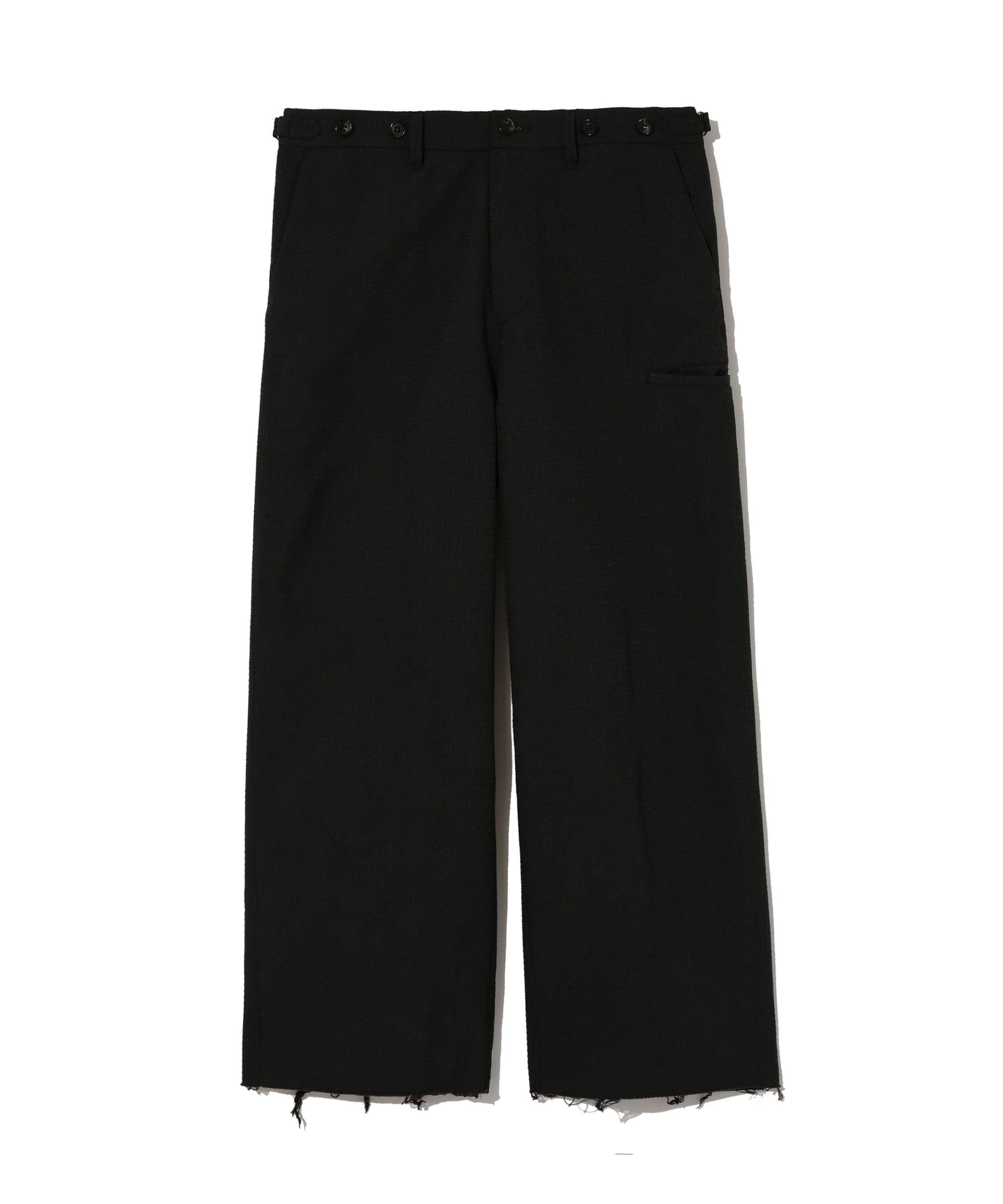 UNDERCOVER - Men's Wide Polyester Pants - (Dark Brown) by UNDERCOVER