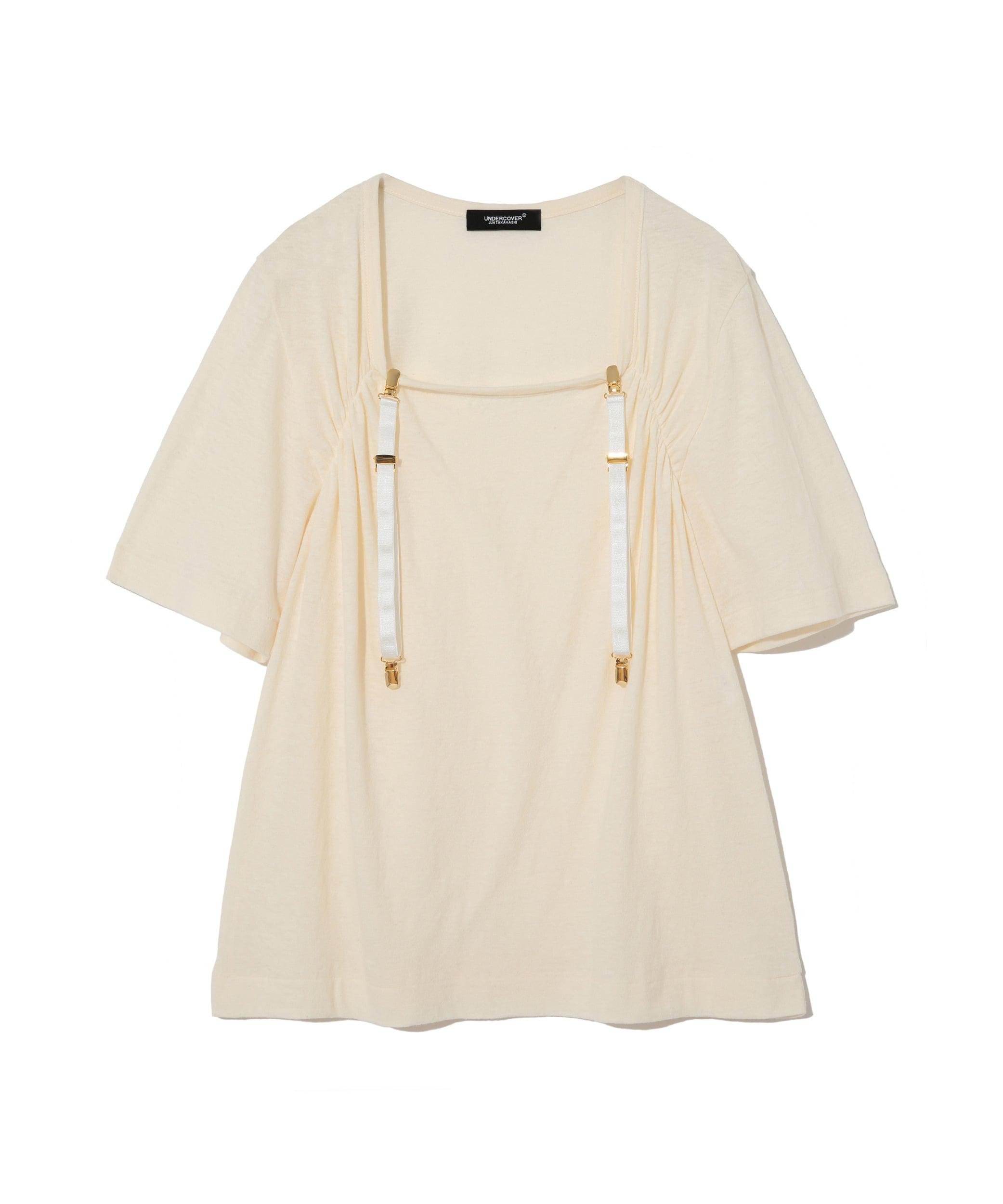 UNDERCOVER - Women's Collar Detail Knit Top - (Off White) by UNDERCOVER