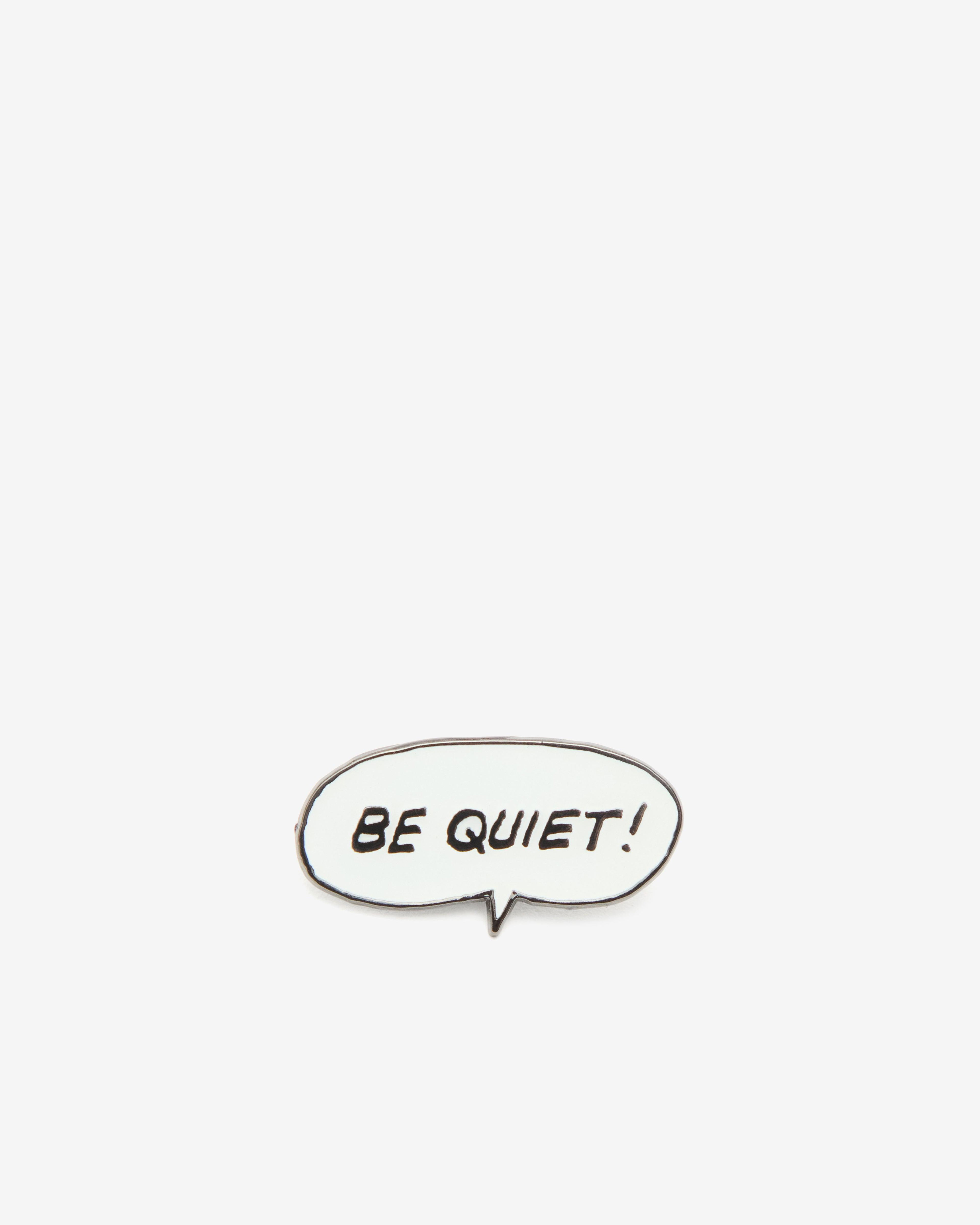Undercover - Be Quiet Pin - (Gold) by UNDERCOVER
