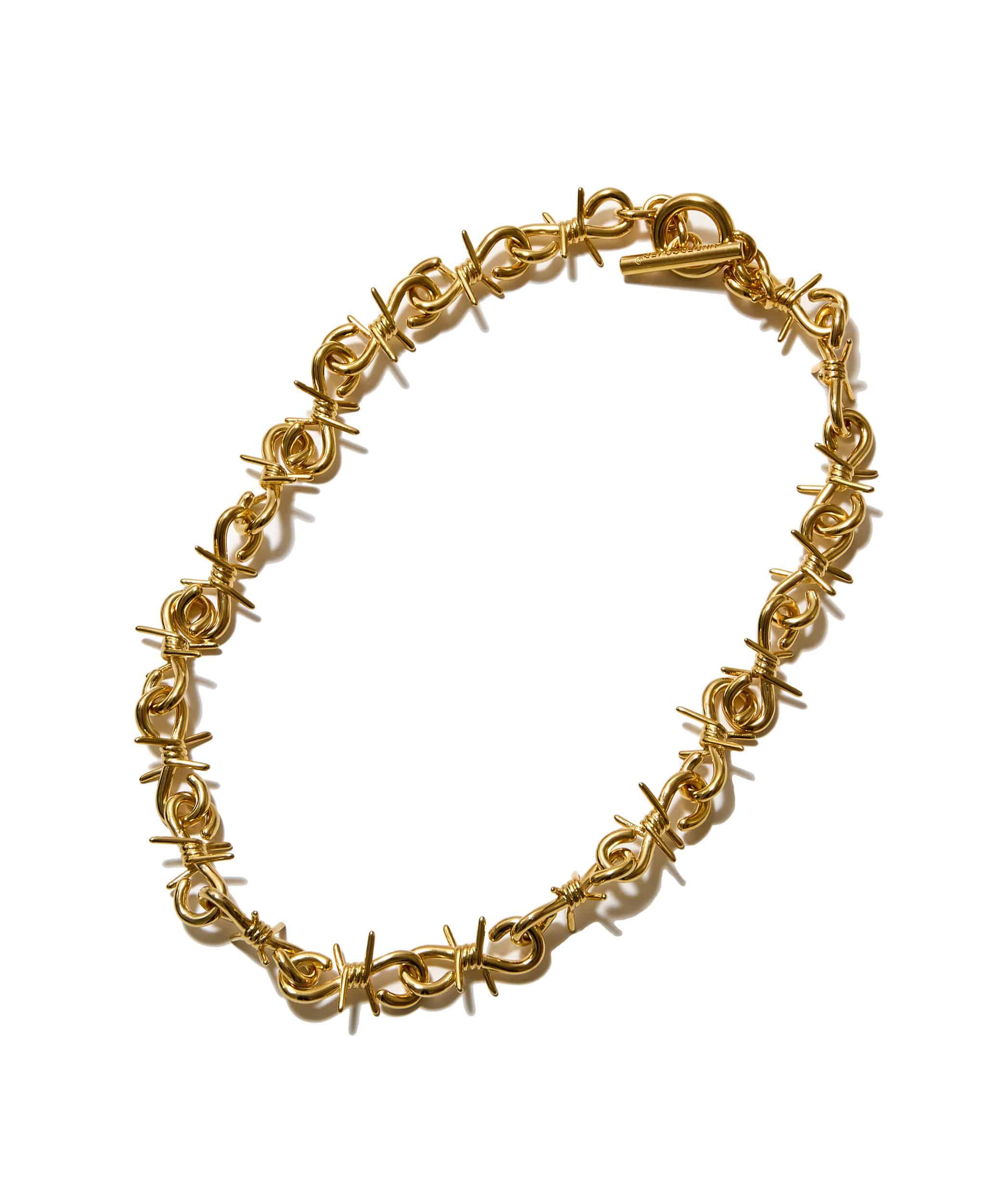 Undercover - Brass Wire Necklace - (Gold) by UNDERCOVER