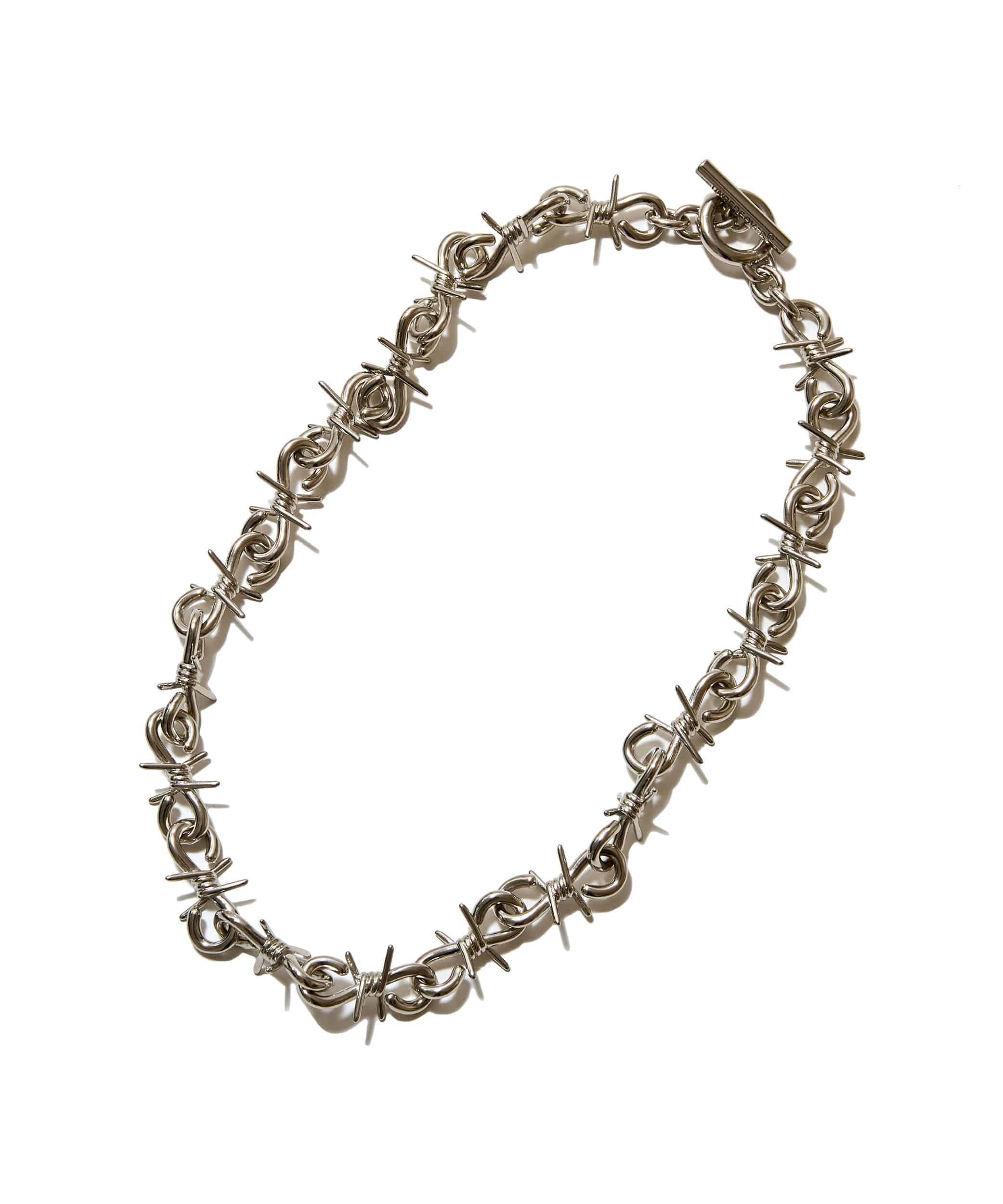 Undercover - Brass Wire Necklace - (Silver) by UNDERCOVER