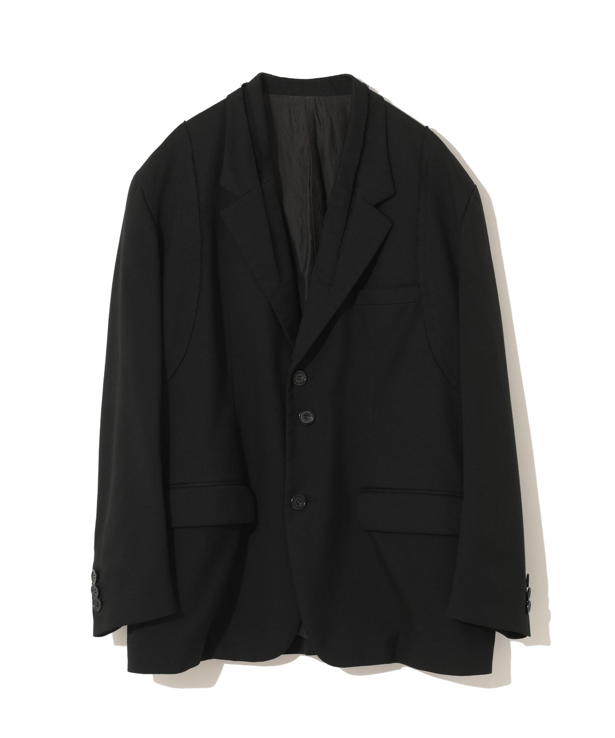 Undercover - Men'S Polyester Rayon Blend Twill Jacket - (Black) by UNDERCOVER