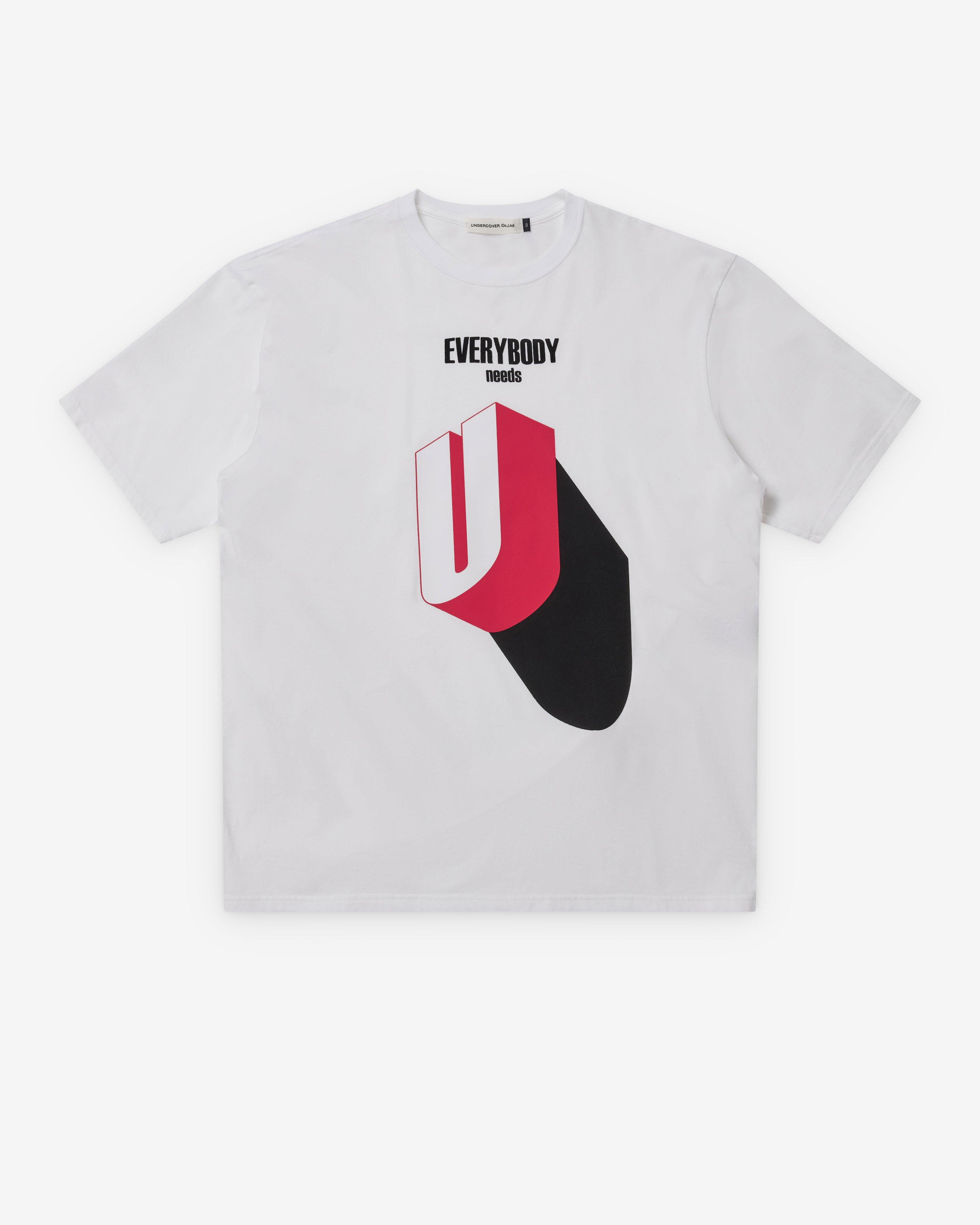 Undercover - Men's 3D U T-Shirt - (White) by UNDERCOVER