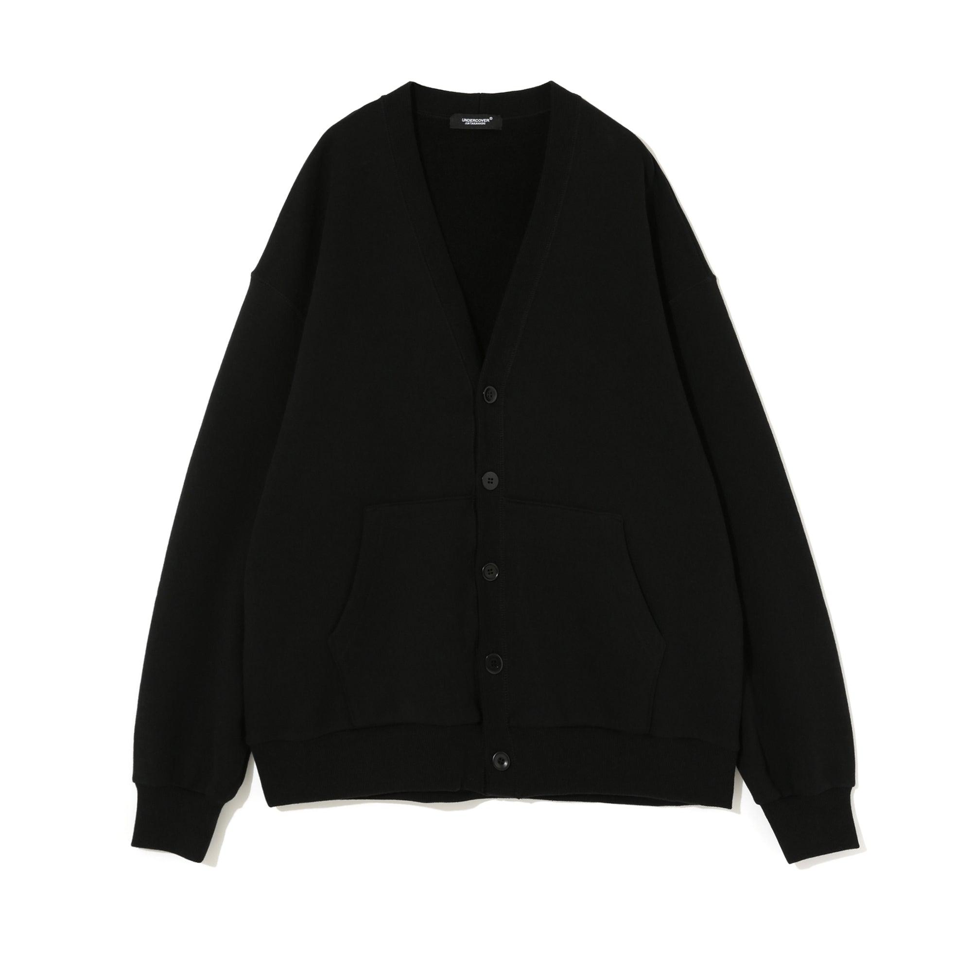 Undercover - Men’s Cardigan - (Black) by UNDERCOVER