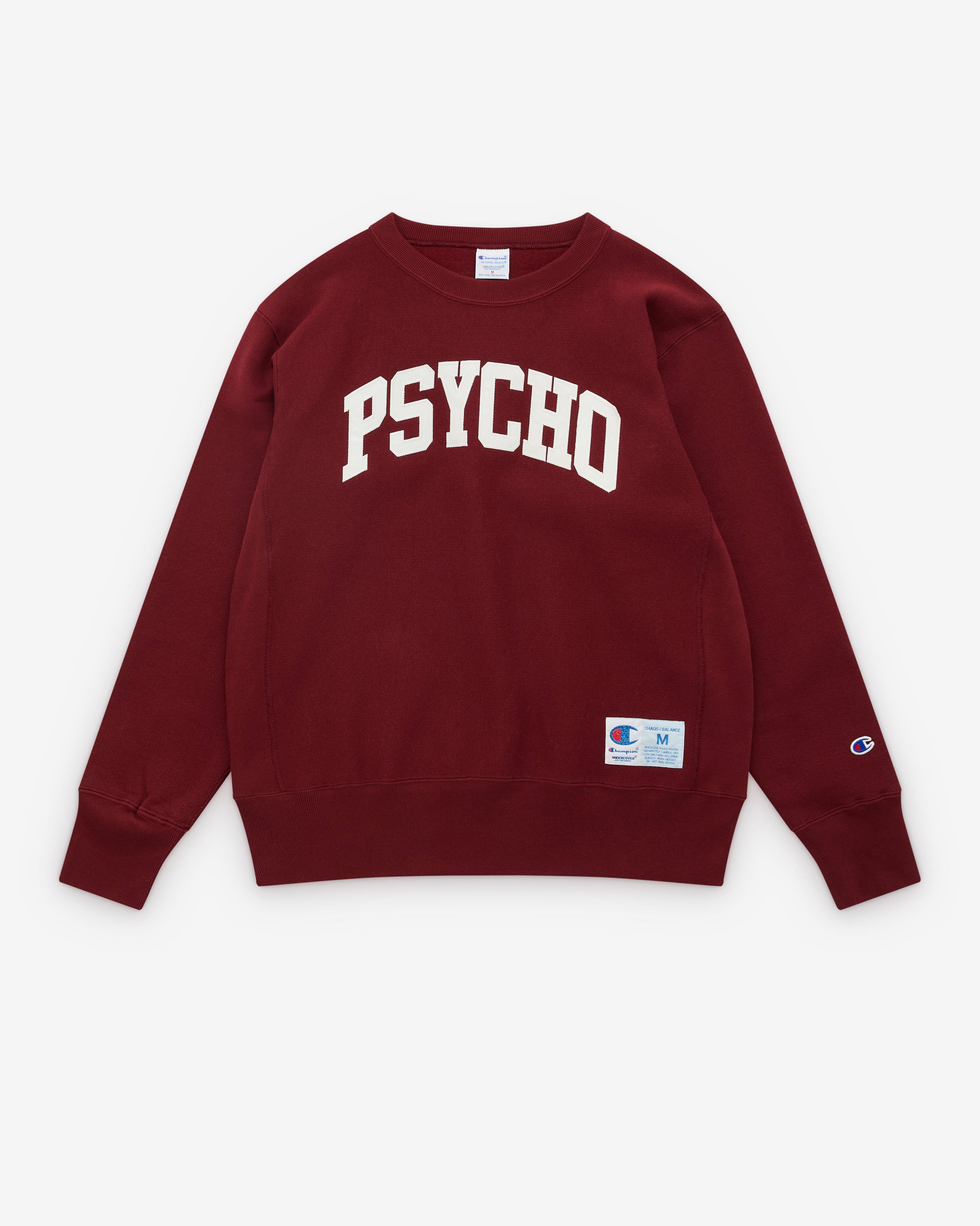 Undercover - Men's Champion Psycho Sweater - (Bordeaux) by UNDERCOVER