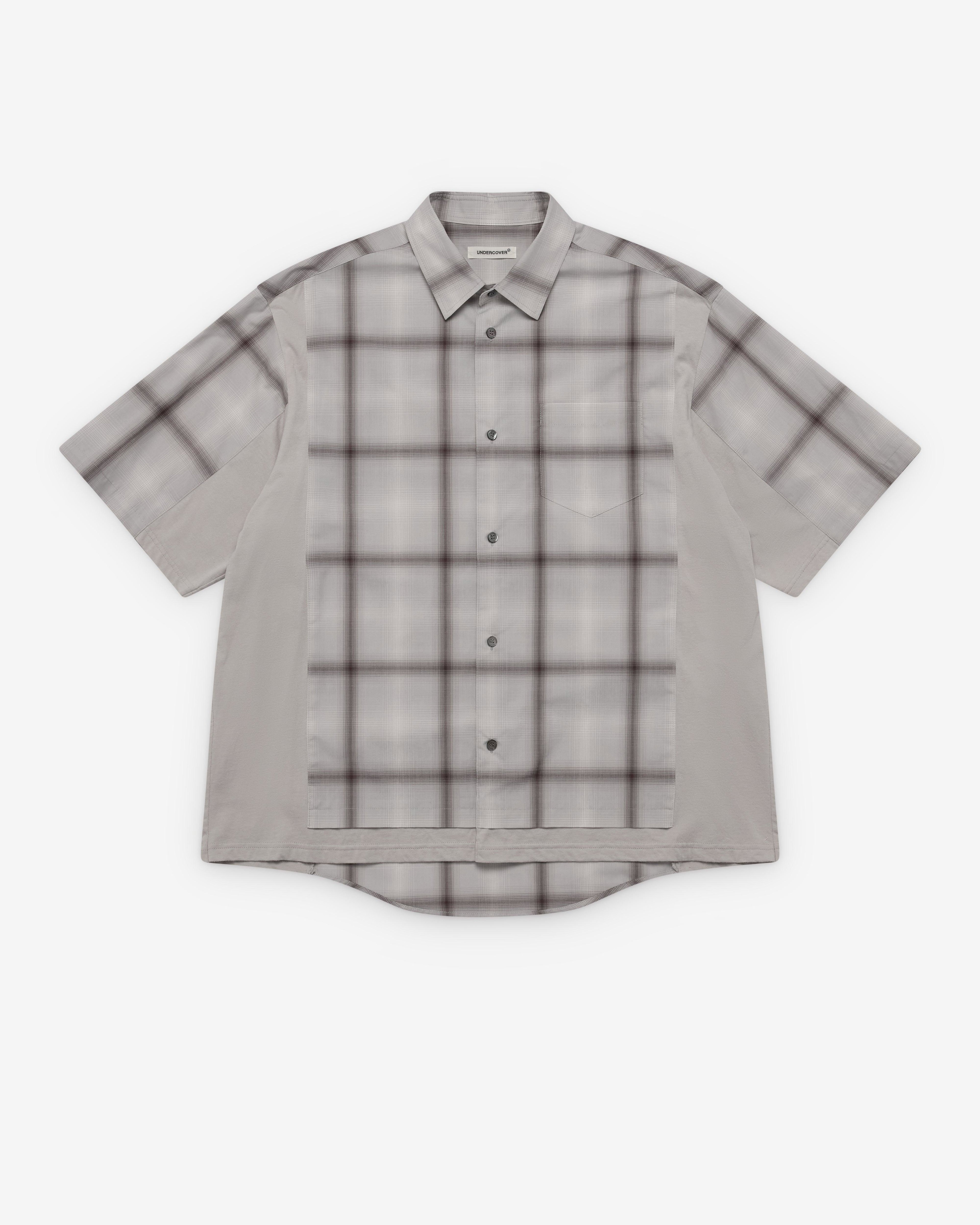 Undercover - Men's Check Shirt - (Gray) by UNDERCOVER