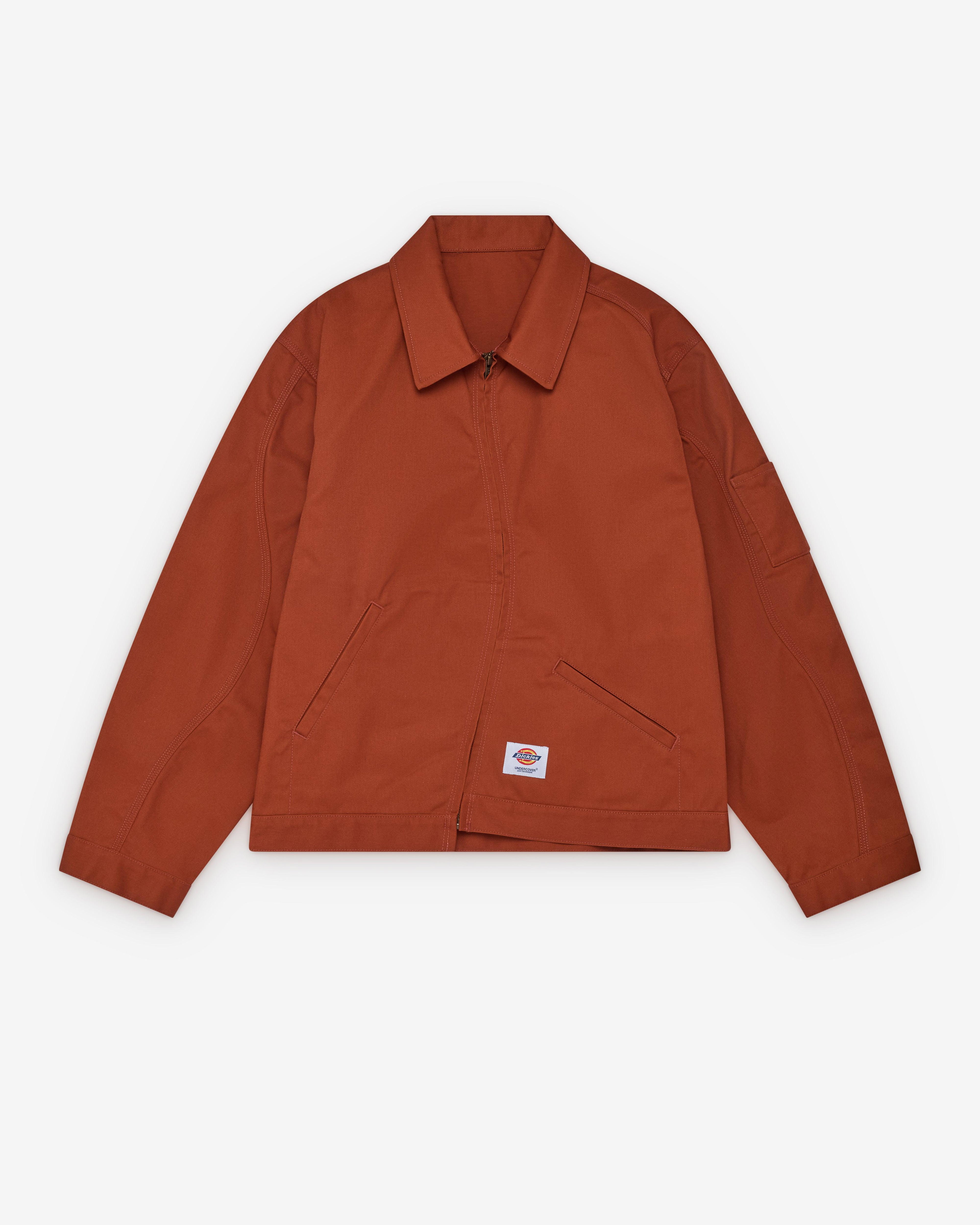 Undercover - Men's Curved Zipper Blouson - (Orange) by UNDERCOVER