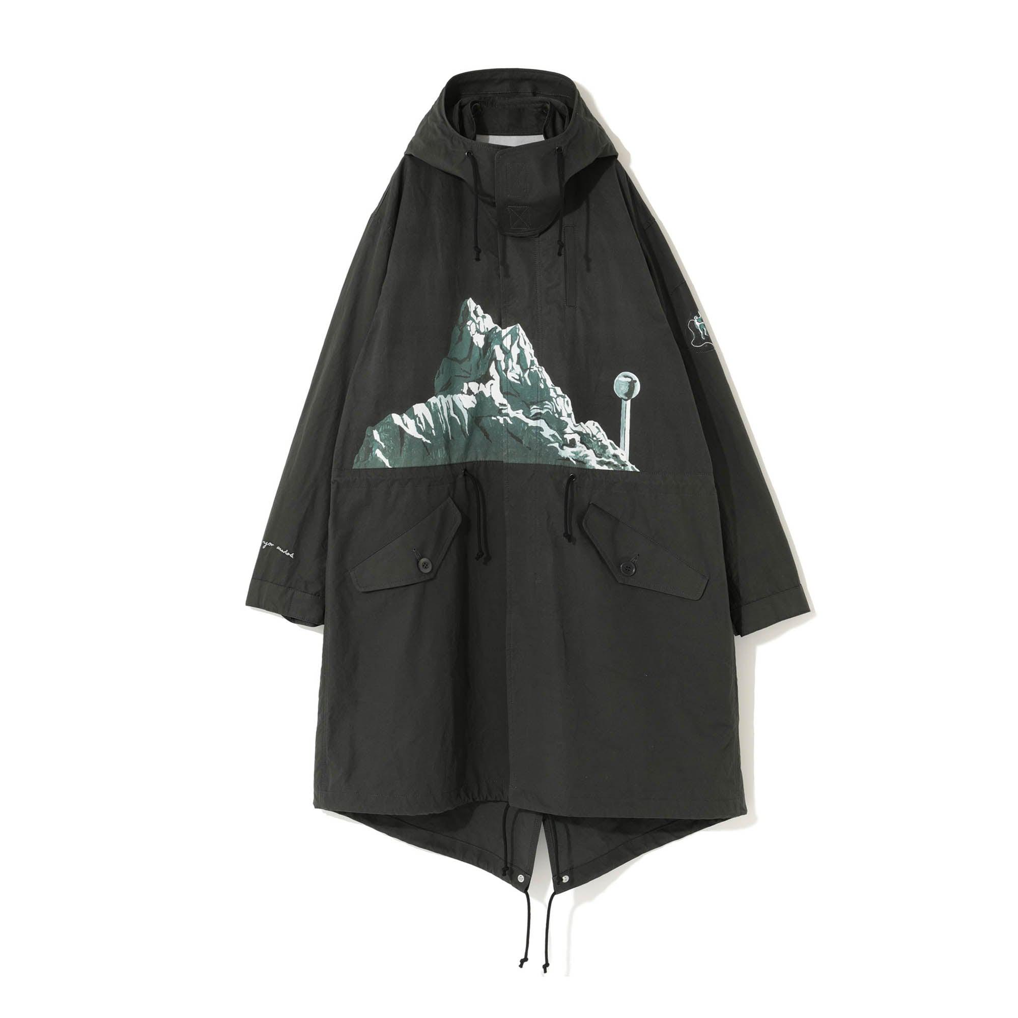 Undercover - Men’s Fishtail Parka - (Dark Grey) by UNDERCOVER