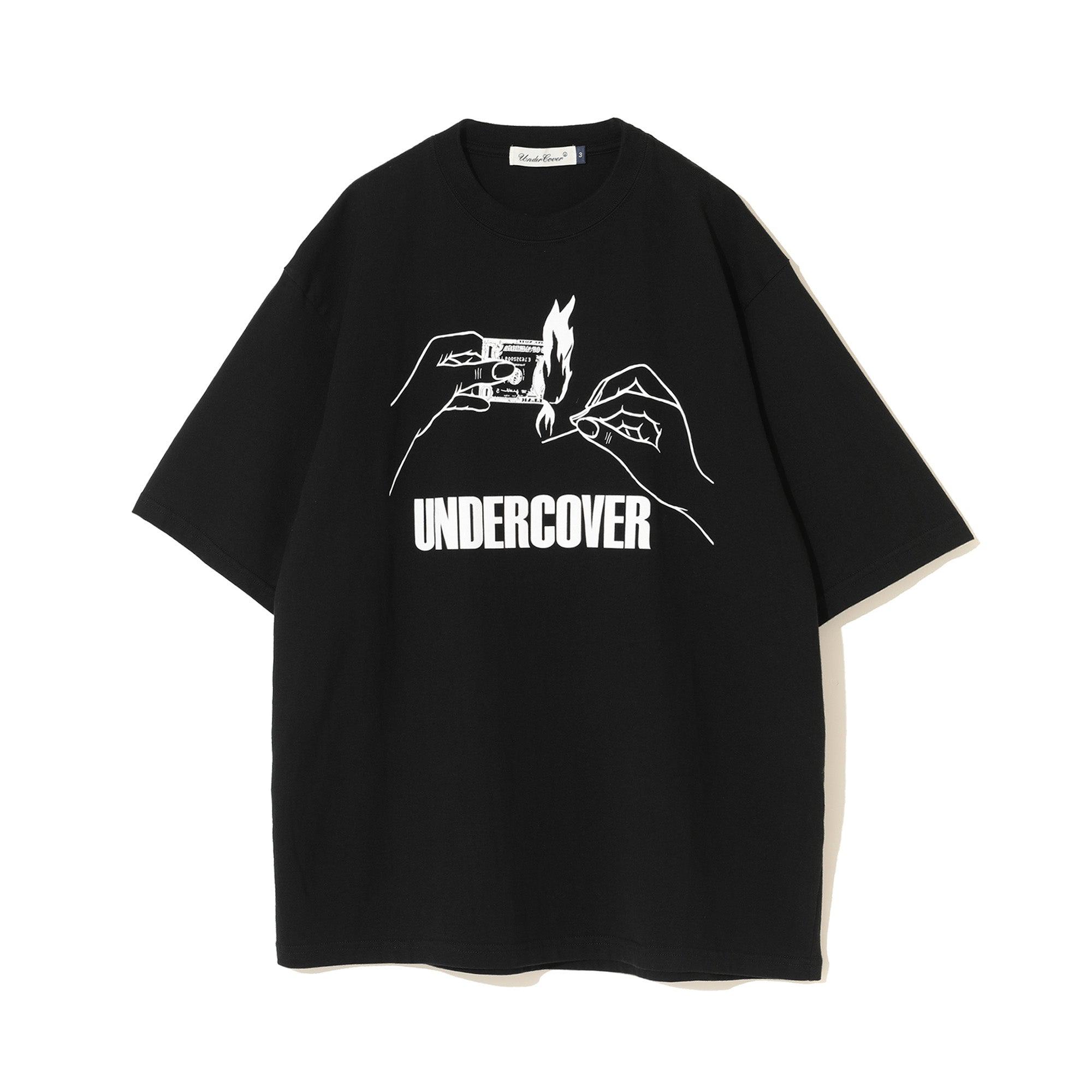 Undercover - Men’s Flame T-Shirt - (Black) by UNDERCOVER