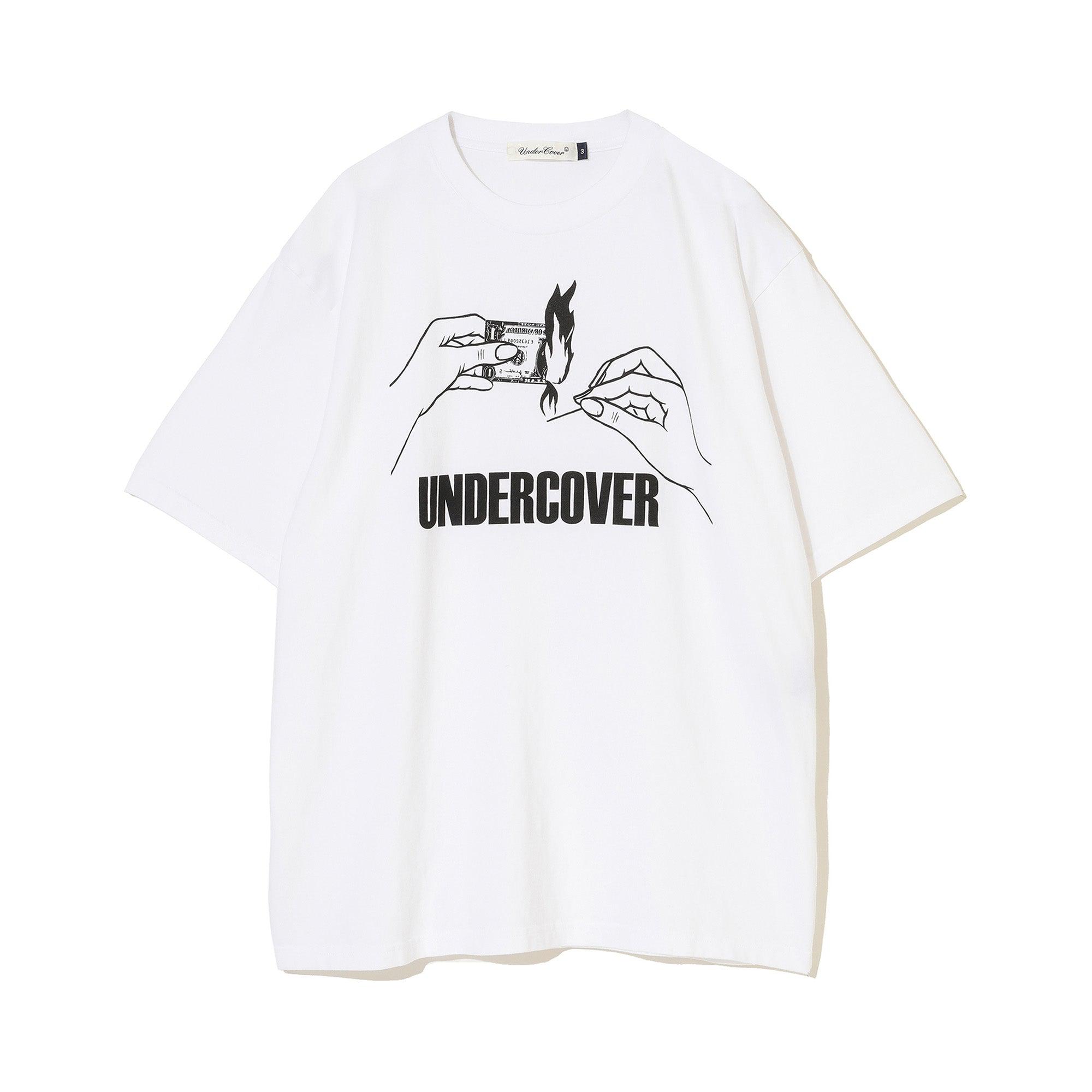 Undercover - Men’s Flame T-Shirt - (White) by UNDERCOVER
