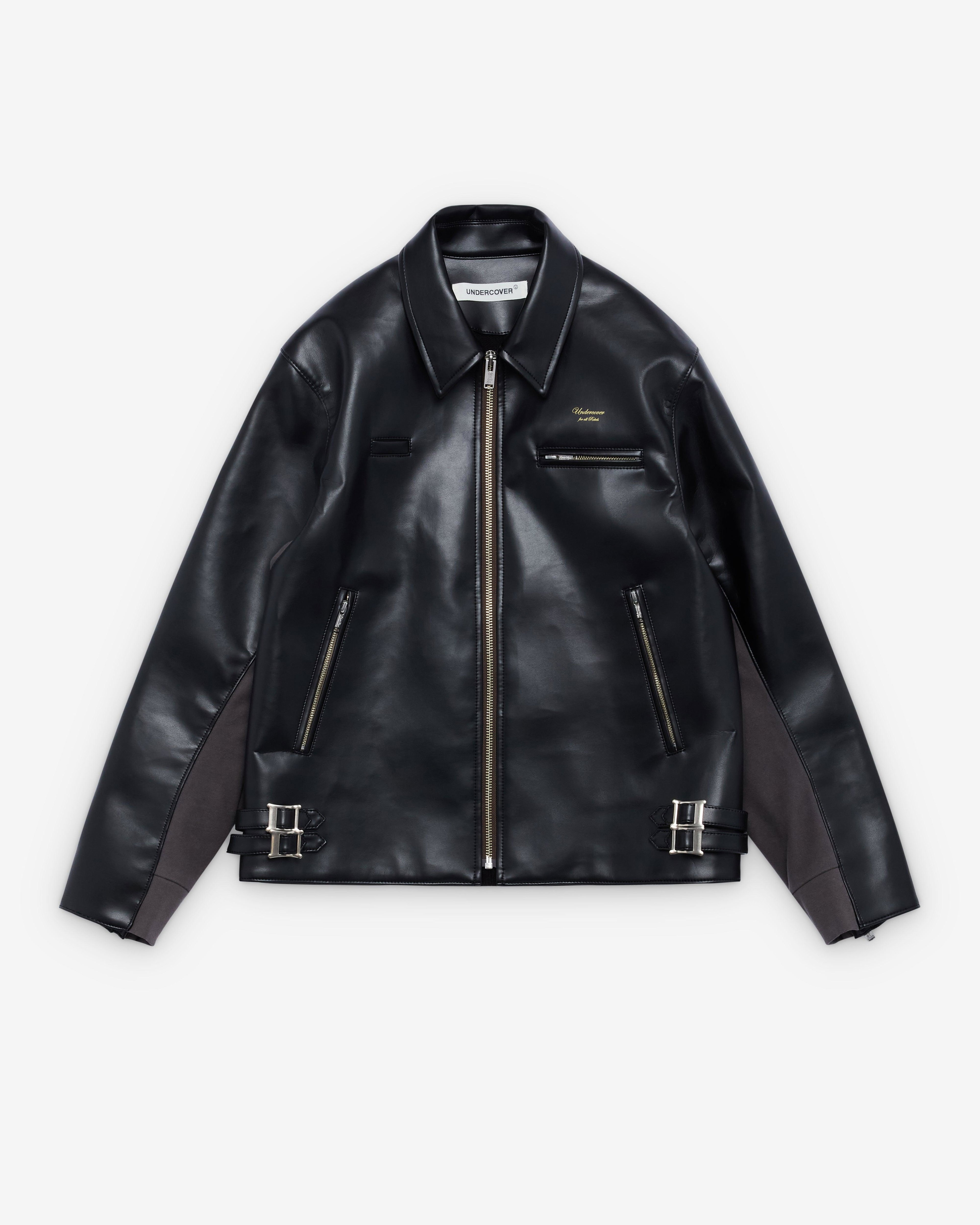 Undercover - Men's Leather Jacket - (Black) by UNDERCOVER