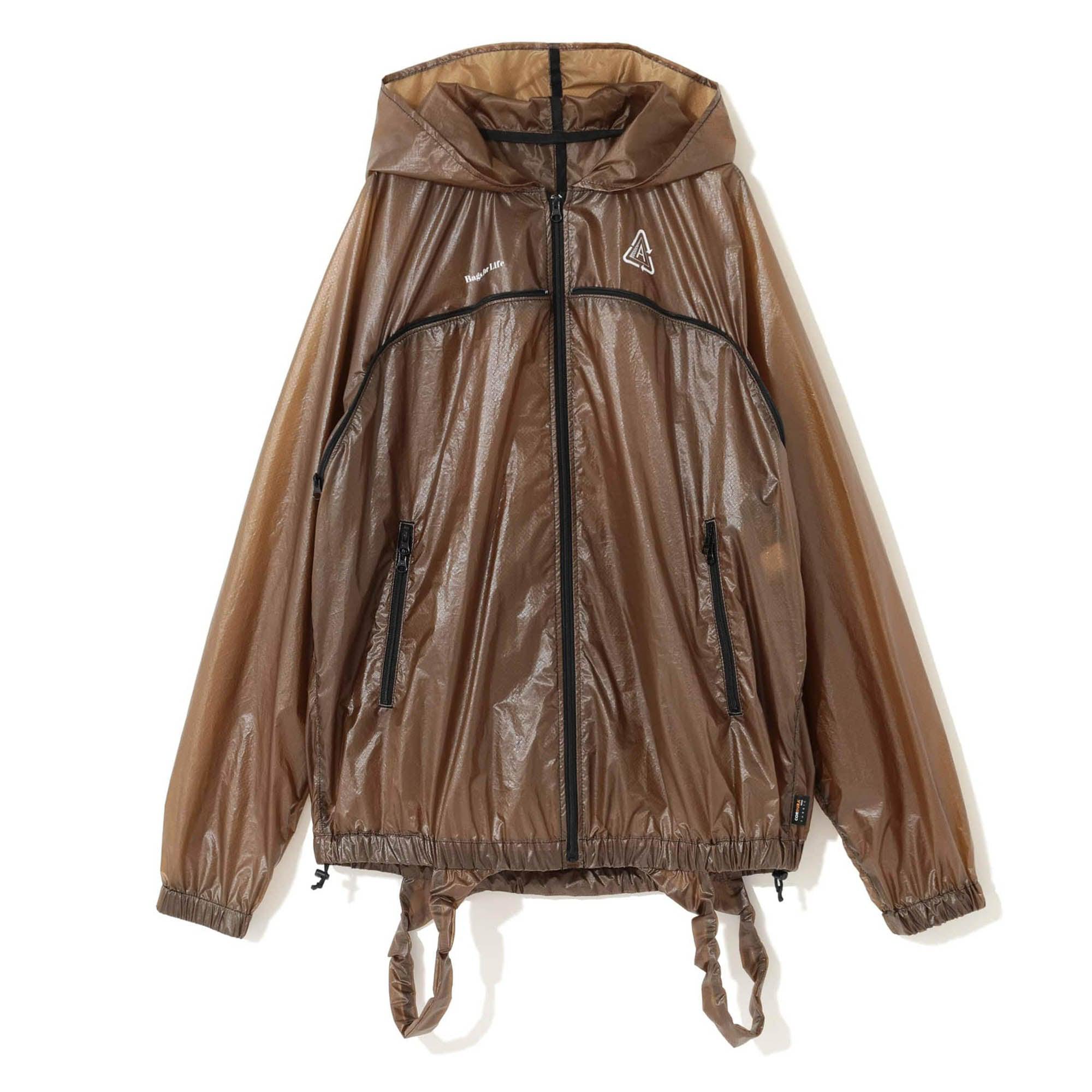 Undercover - Men’s Packable Bag Jacket - (Khaki) by UNDERCOVER