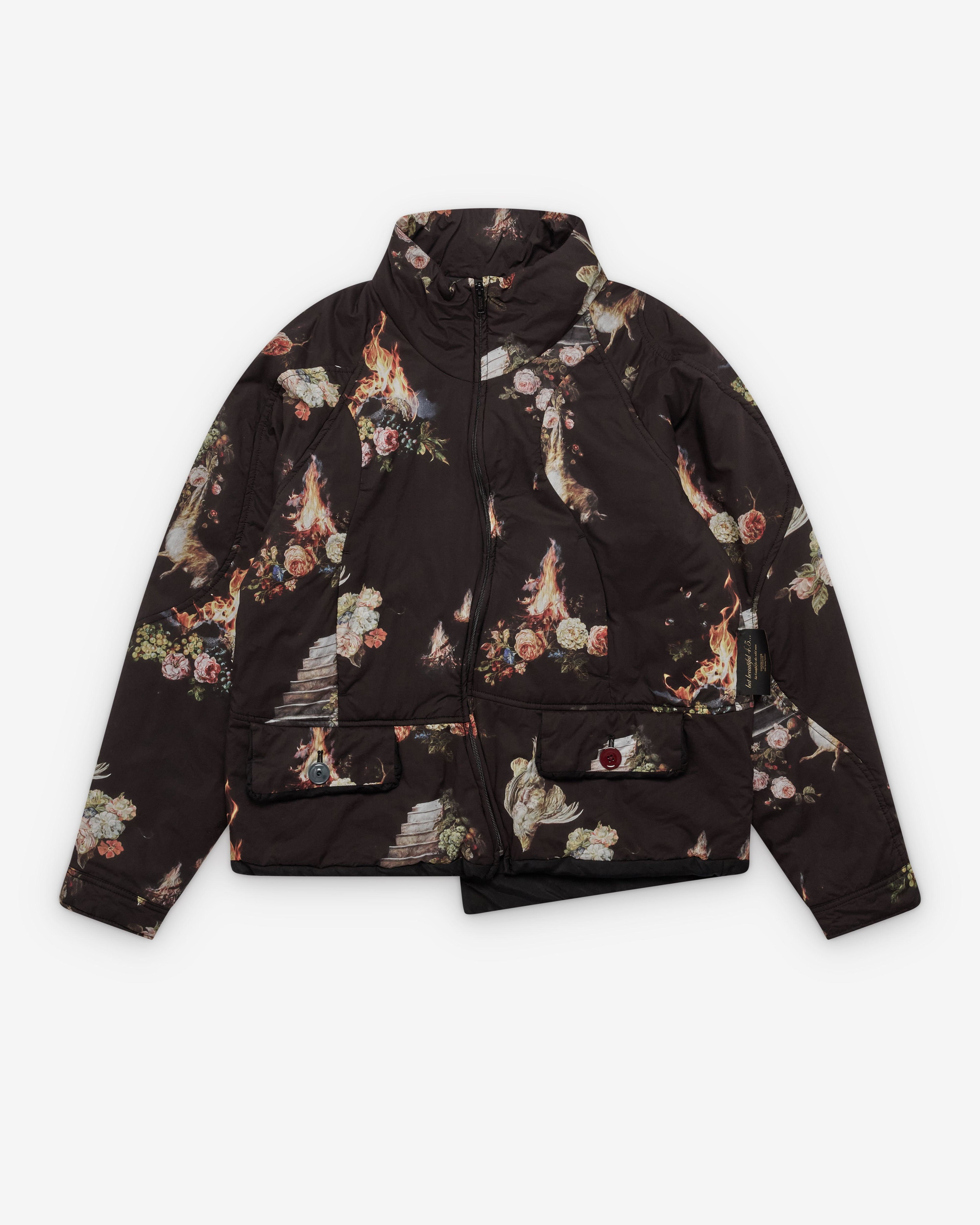 Undercover - Men's Printed Insulated Jacket - (Black) by UNDERCOVER