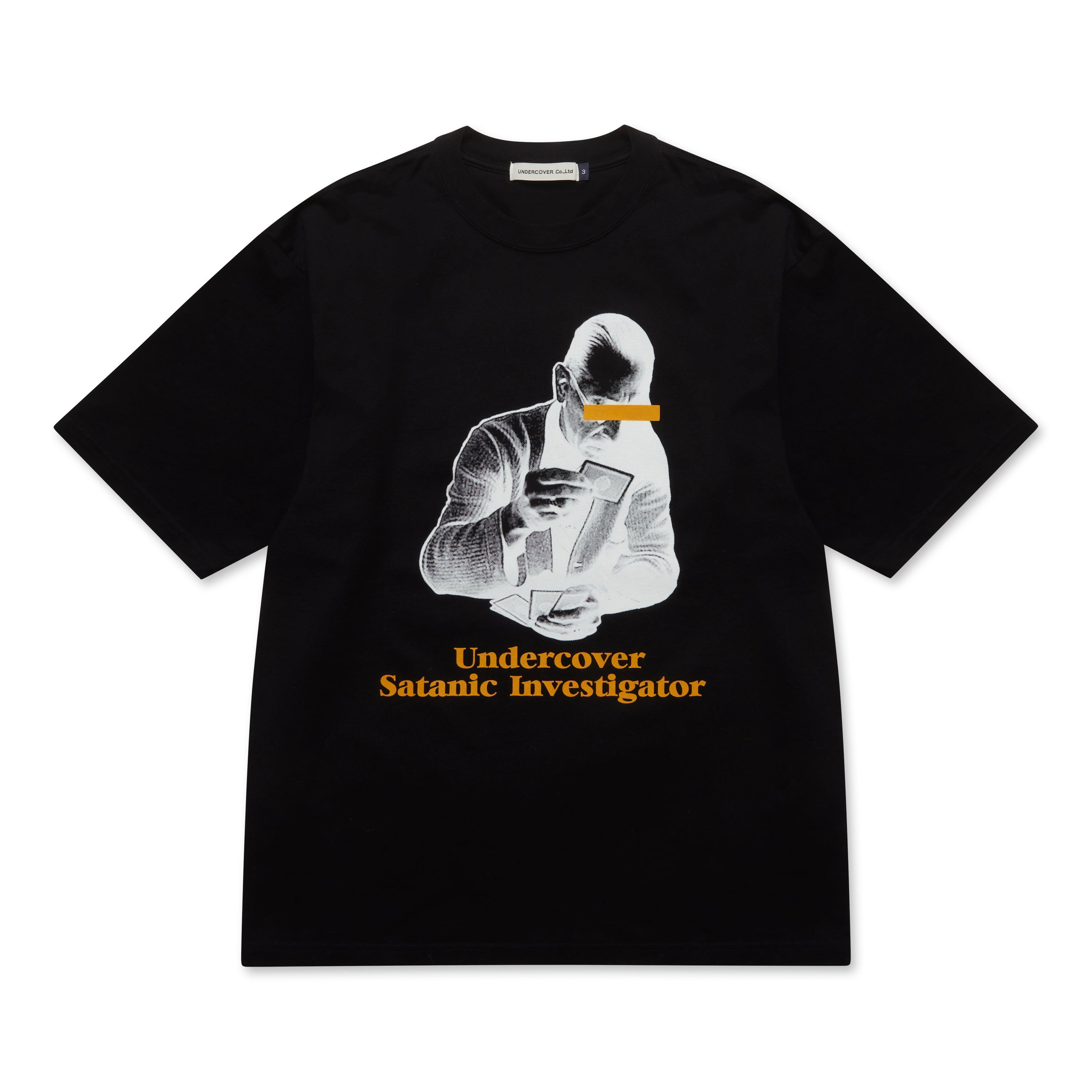 Undercover - Men’s Satanic Investigator T-Shirt - (Black) by UNDERCOVER