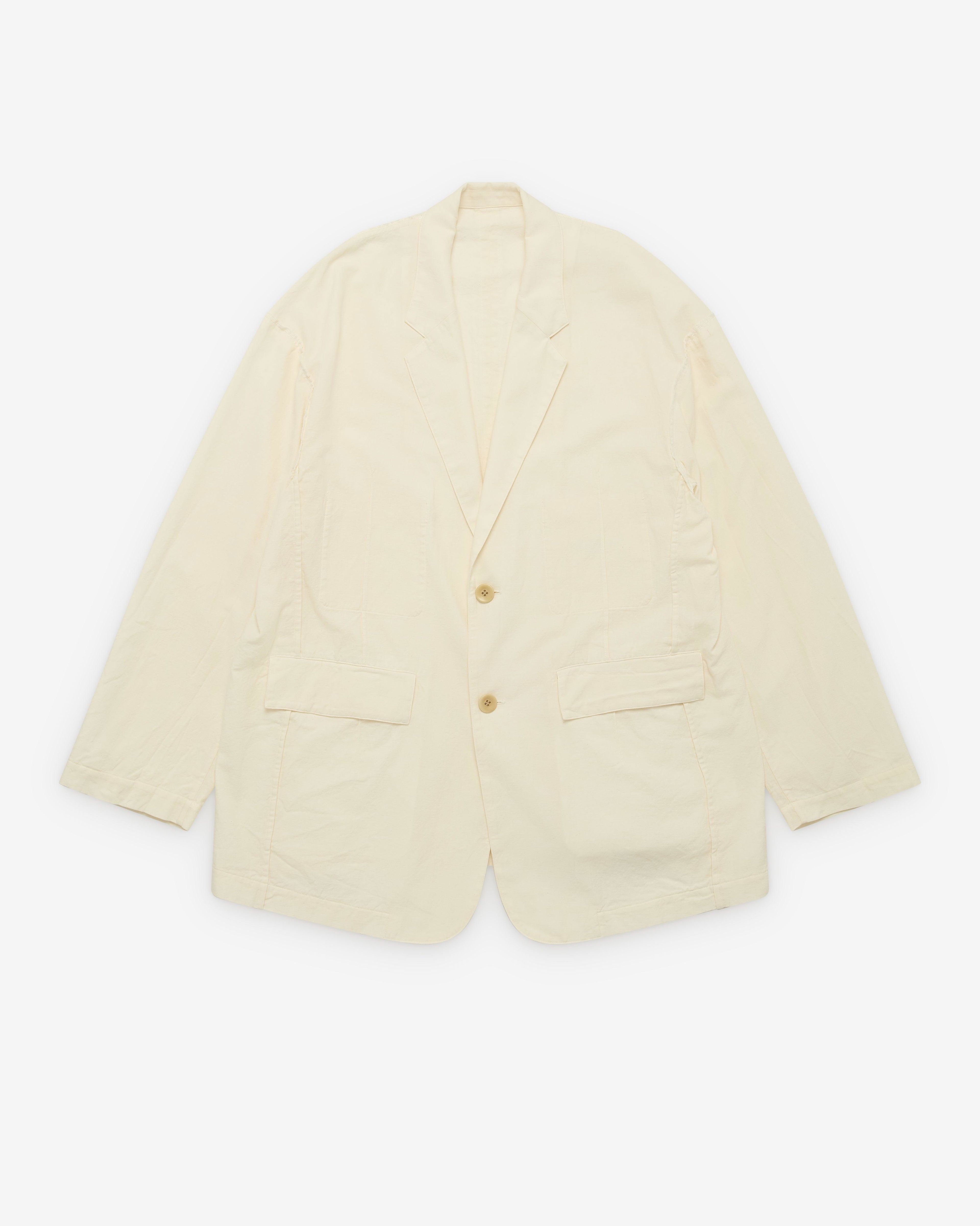 Undercover - Men's Single Breasted Blazer - (Ivory) by UNDERCOVER