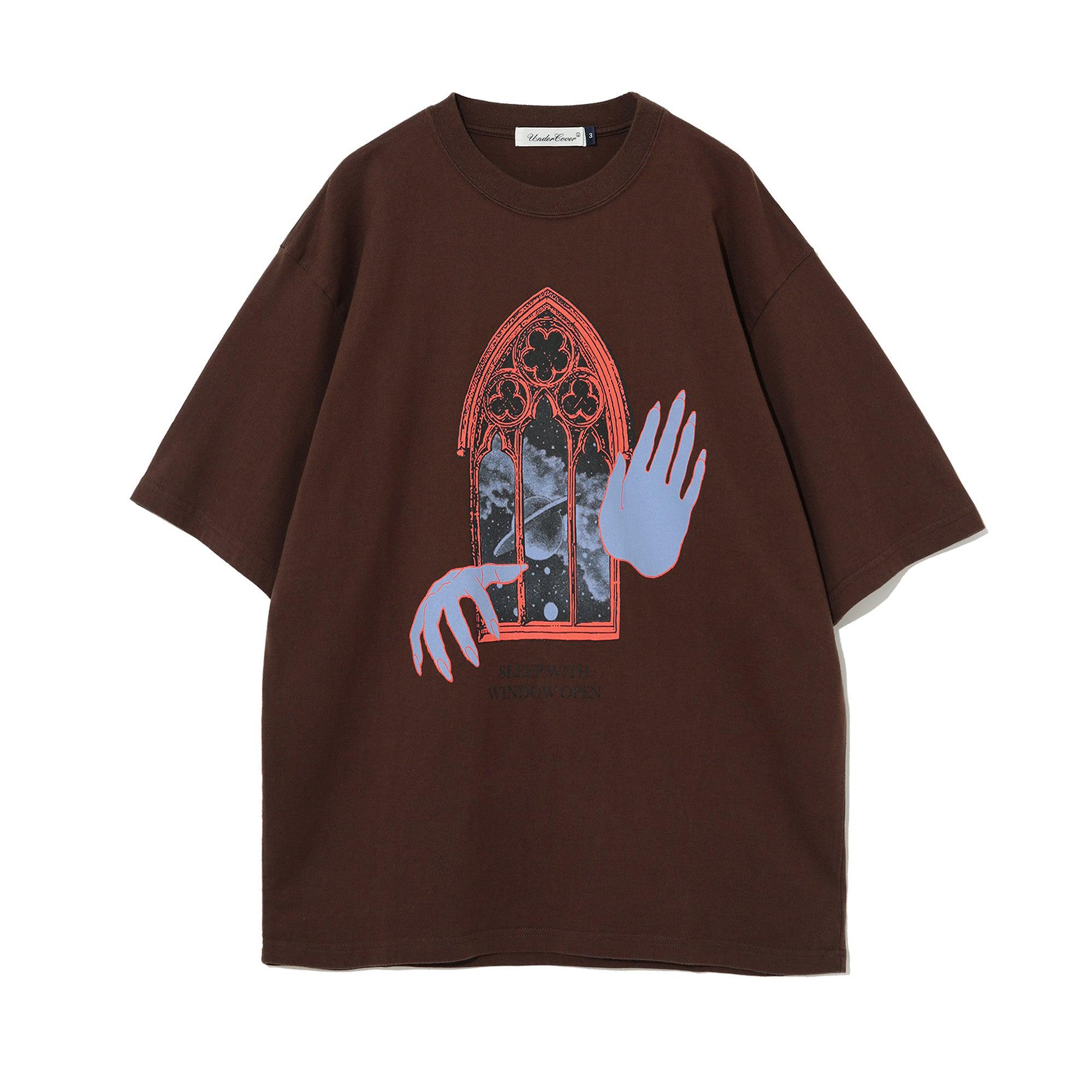 Undercover - Men’s Window T-Shirt - (Brown) by UNDERCOVER
