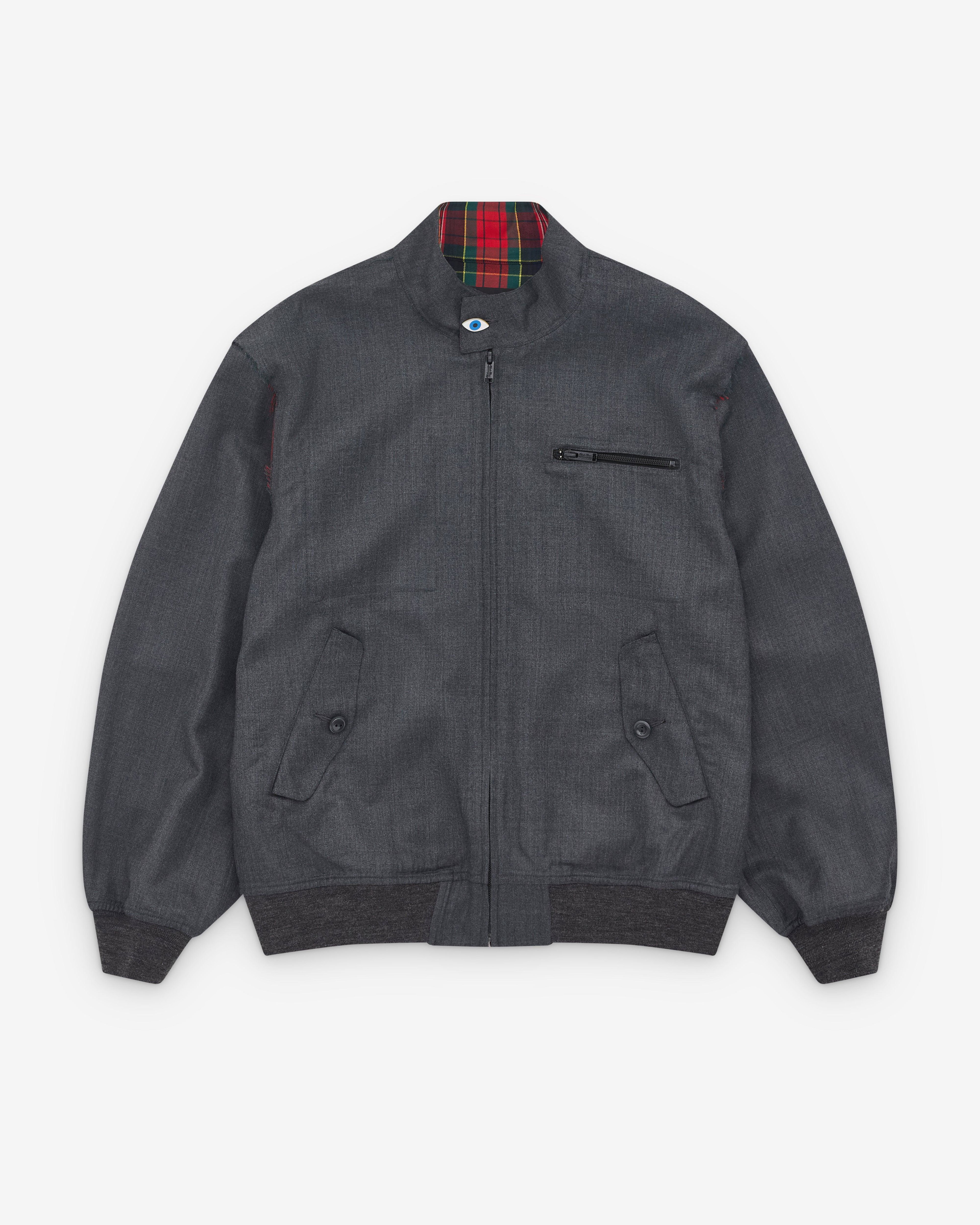 Undercover - Men's Wool Bomber Jacket - (Charcoal) by UNDERCOVER