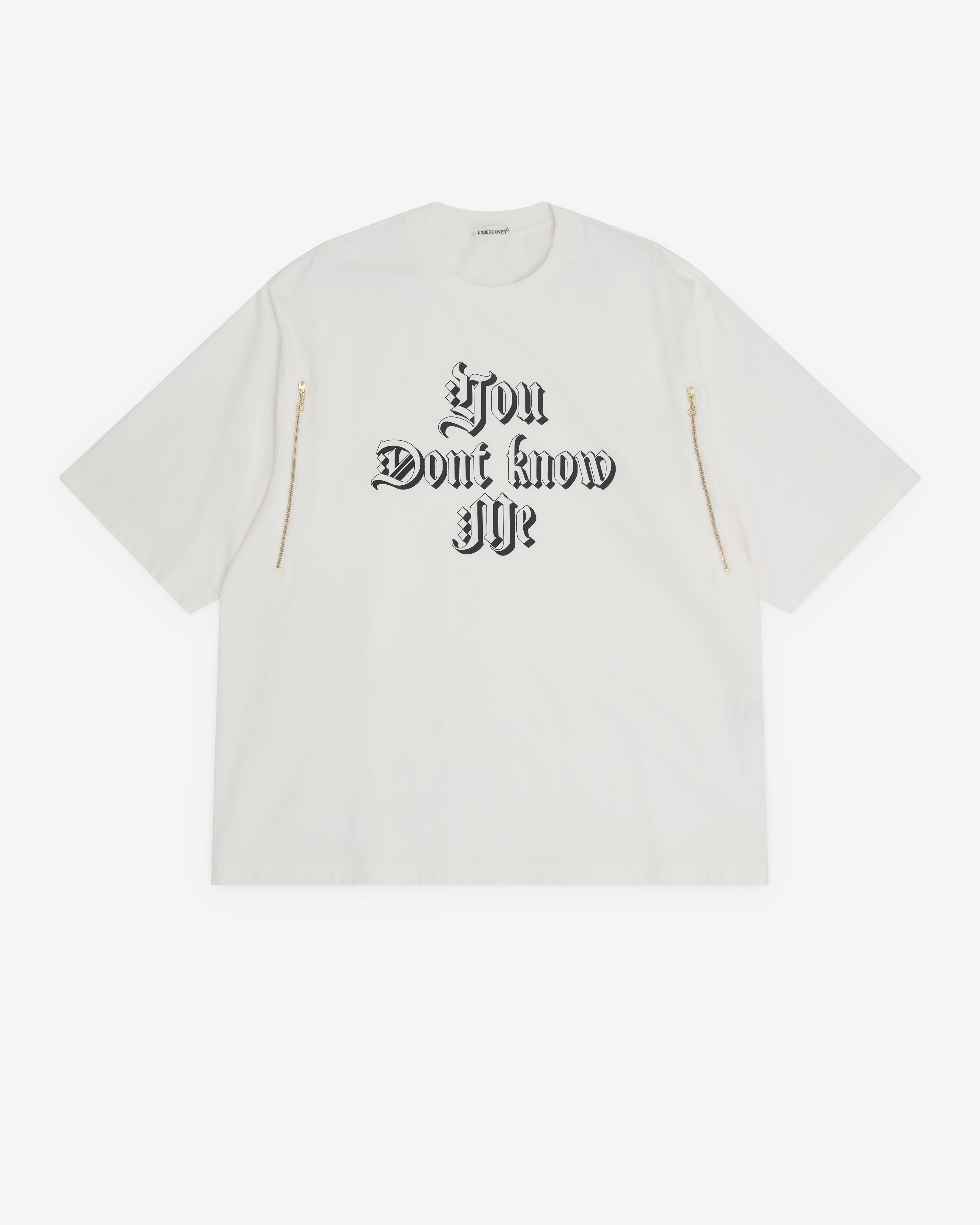Undercover - Men's You Don't Know Me T-Shirt - (White) by UNDERCOVER