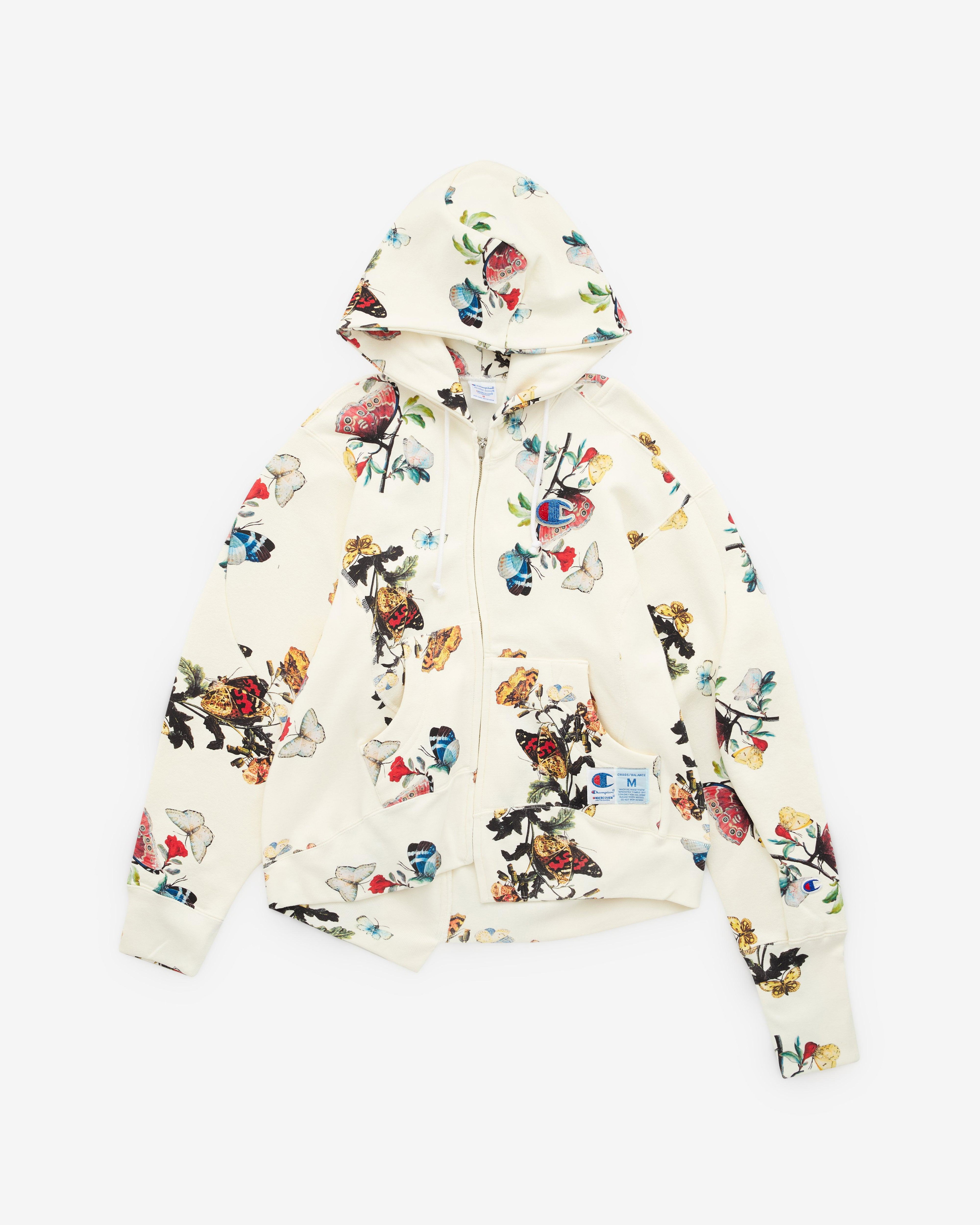 Undercover - Women's Champion Print Hoodie - (Ivory) by UNDERCOVER