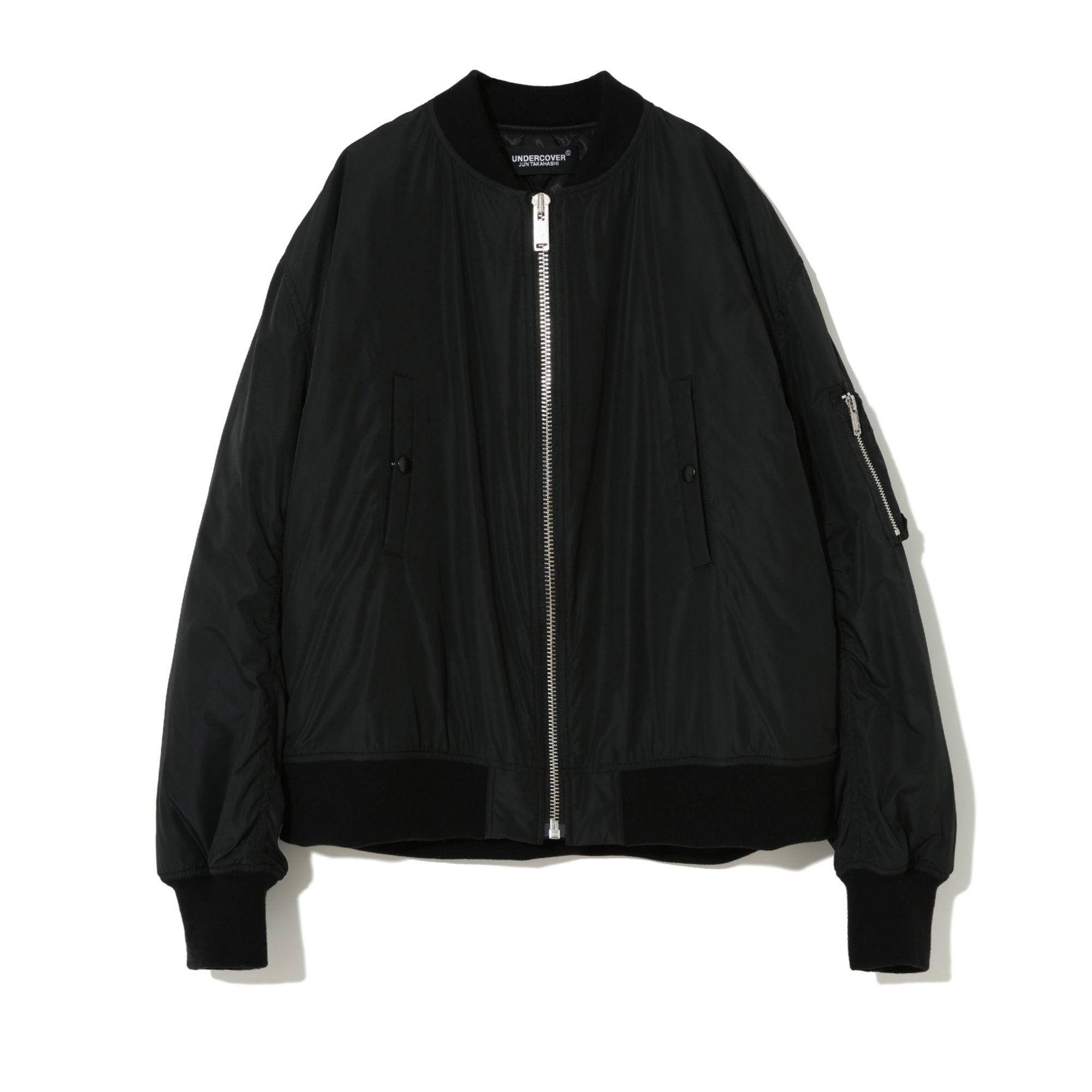 Undercover - Women’s Oversized Bomber Jacket - (Black) by UNDERCOVER