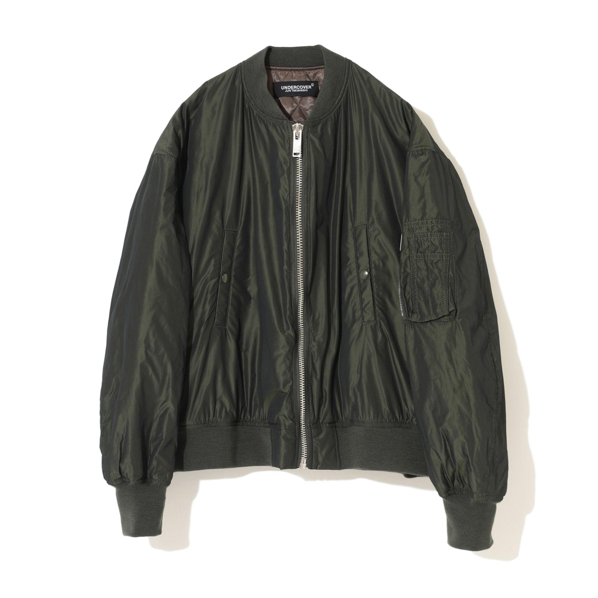 Undercover - Women’s Oversized Bomber Jacket - (Khaki) by UNDERCOVER