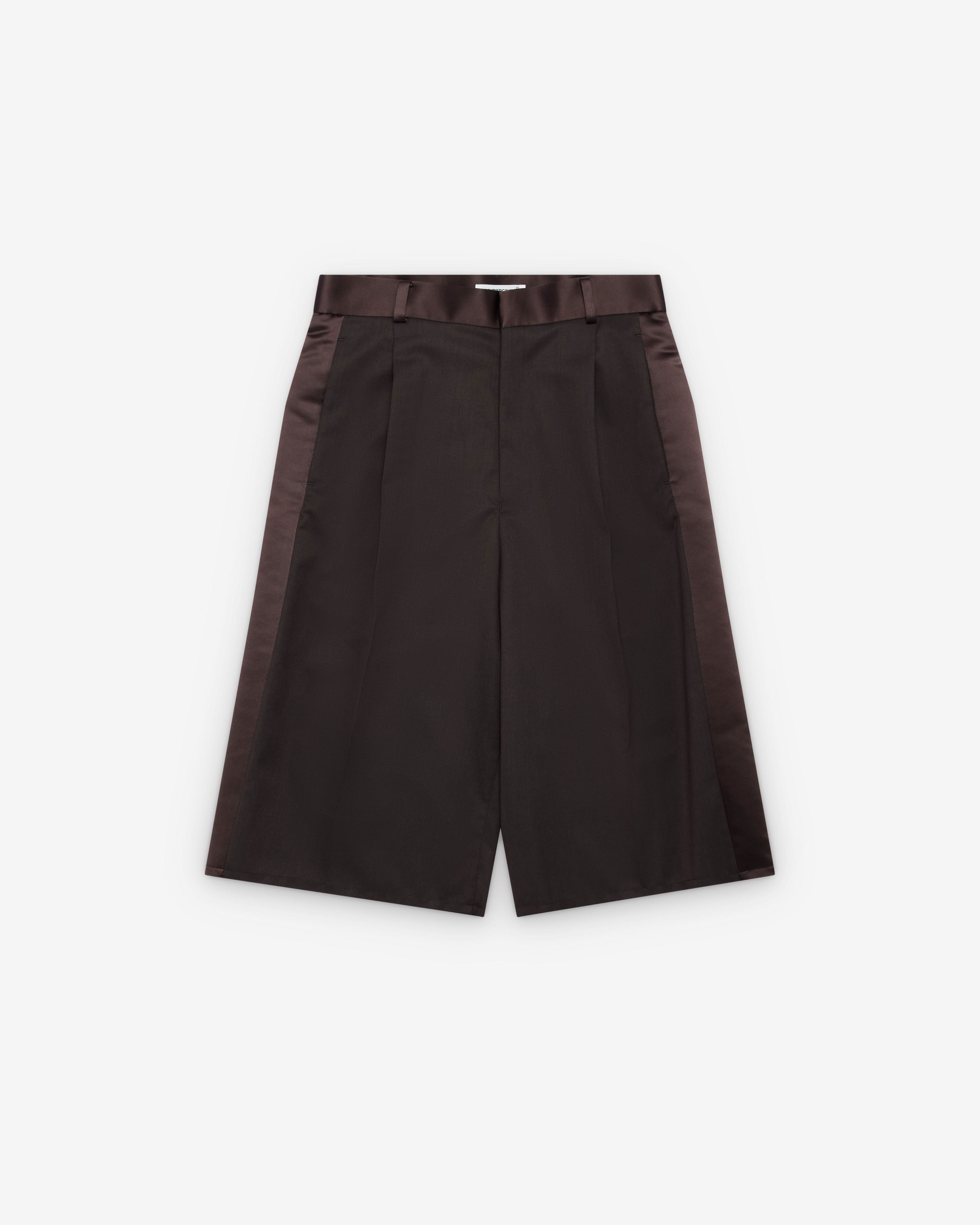Undercover - Women's Panelled Shorts - (Brown) by UNDERCOVER