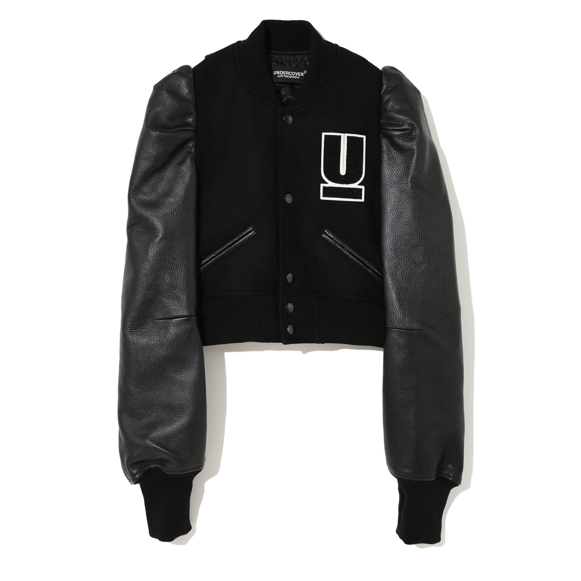 Undercover - Women’s Varsity Jacket - (Black/Off-White) by UNDERCOVER