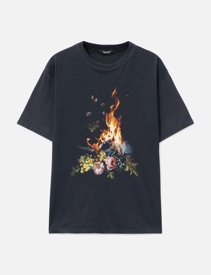Undercover X Emma Bennett Burning Flower Short Sleeve T-Shirt by UNDERCOVER