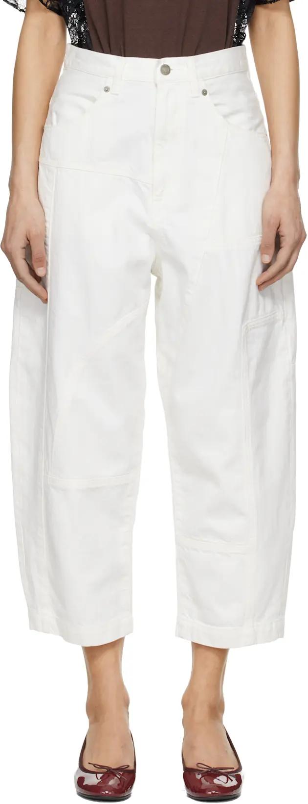 White UP1F1503-1 Jeans by UNDERCOVER