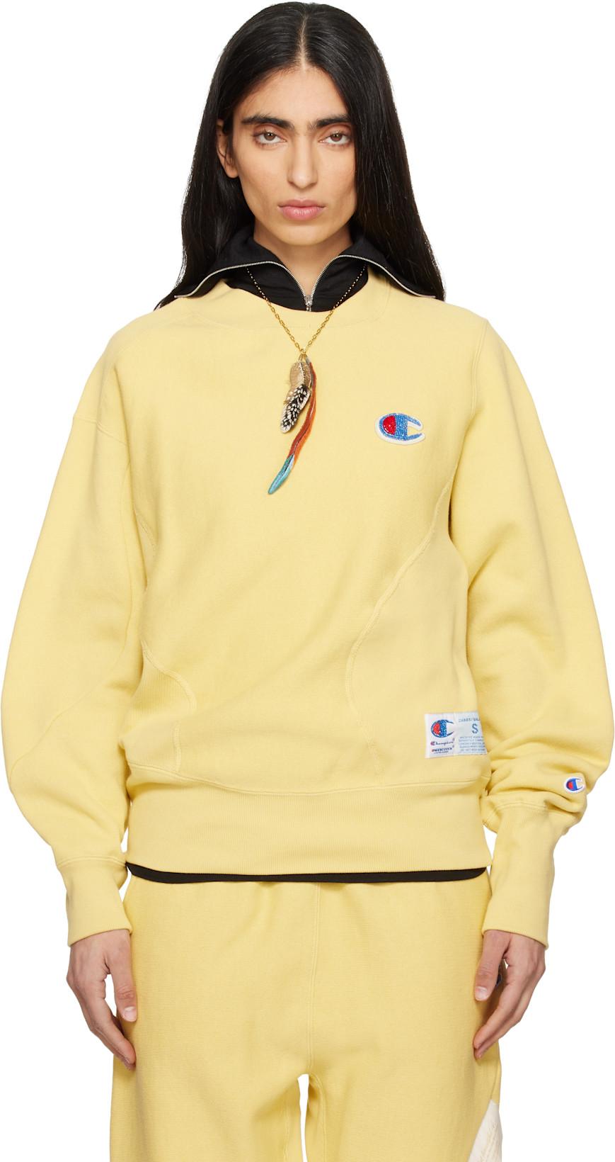 Yellow Champion Edition UC2E1801-1 Sweatshirt by UNDERCOVER