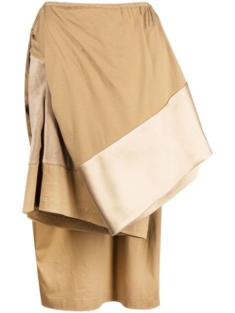 asymmetric midi skirt by UNDERCOVER