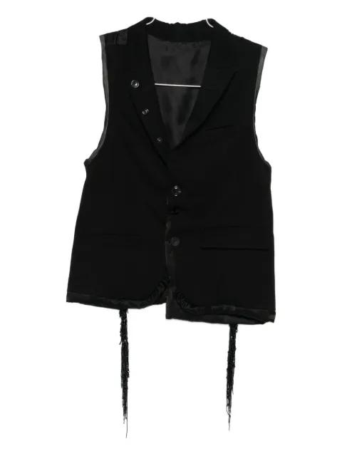 bead-embellishment waistcoat by UNDERCOVER