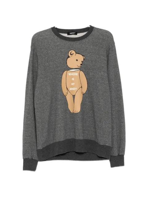 bear print sweatshirt by UNDERCOVER