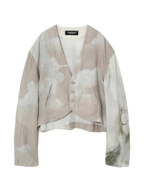 button printed jacket by UNDERCOVER