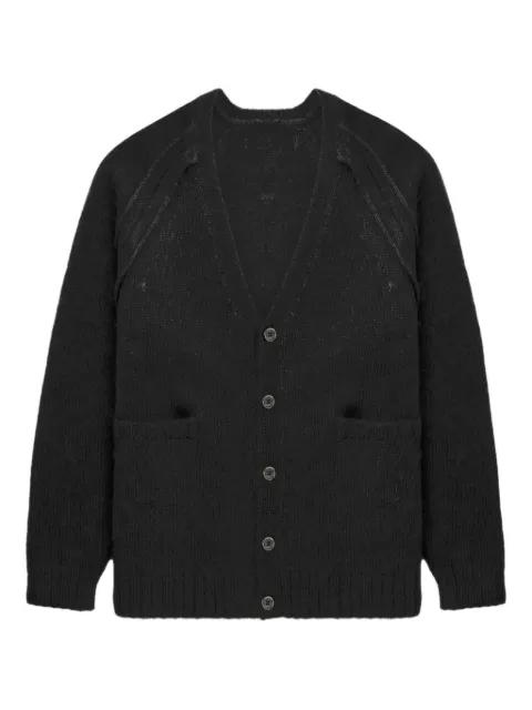 buttoned raglan-sleeve cardigan by UNDERCOVER