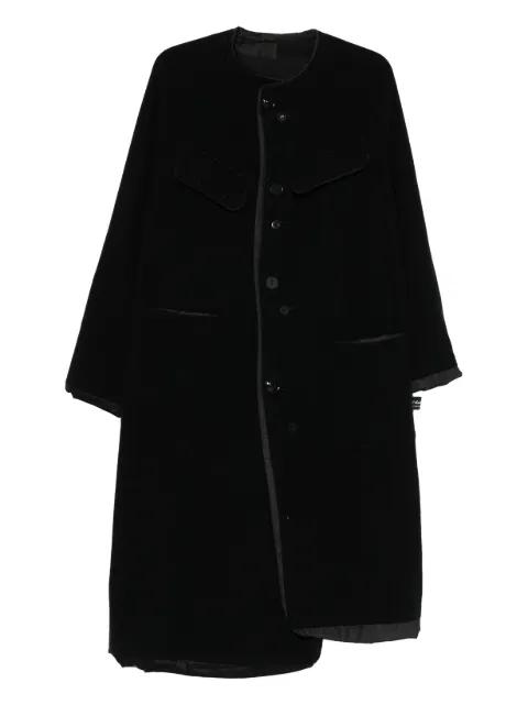 buttoned-trimmed coat by UNDERCOVER