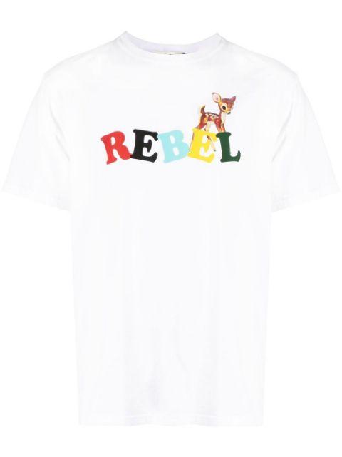 cartoon-print cotton T-shirt by UNDERCOVER