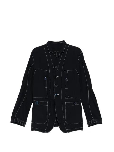 contrast-stitch  jacket by UNDERCOVER